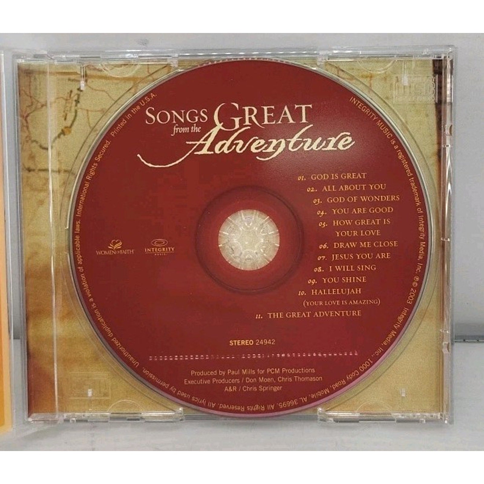 Women Of Faith Songs From The Great Adventure CD