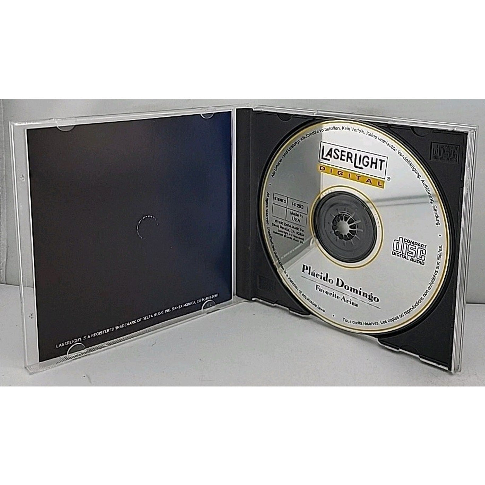 Favorite Arias by Placido Domingo (CD, 1996)