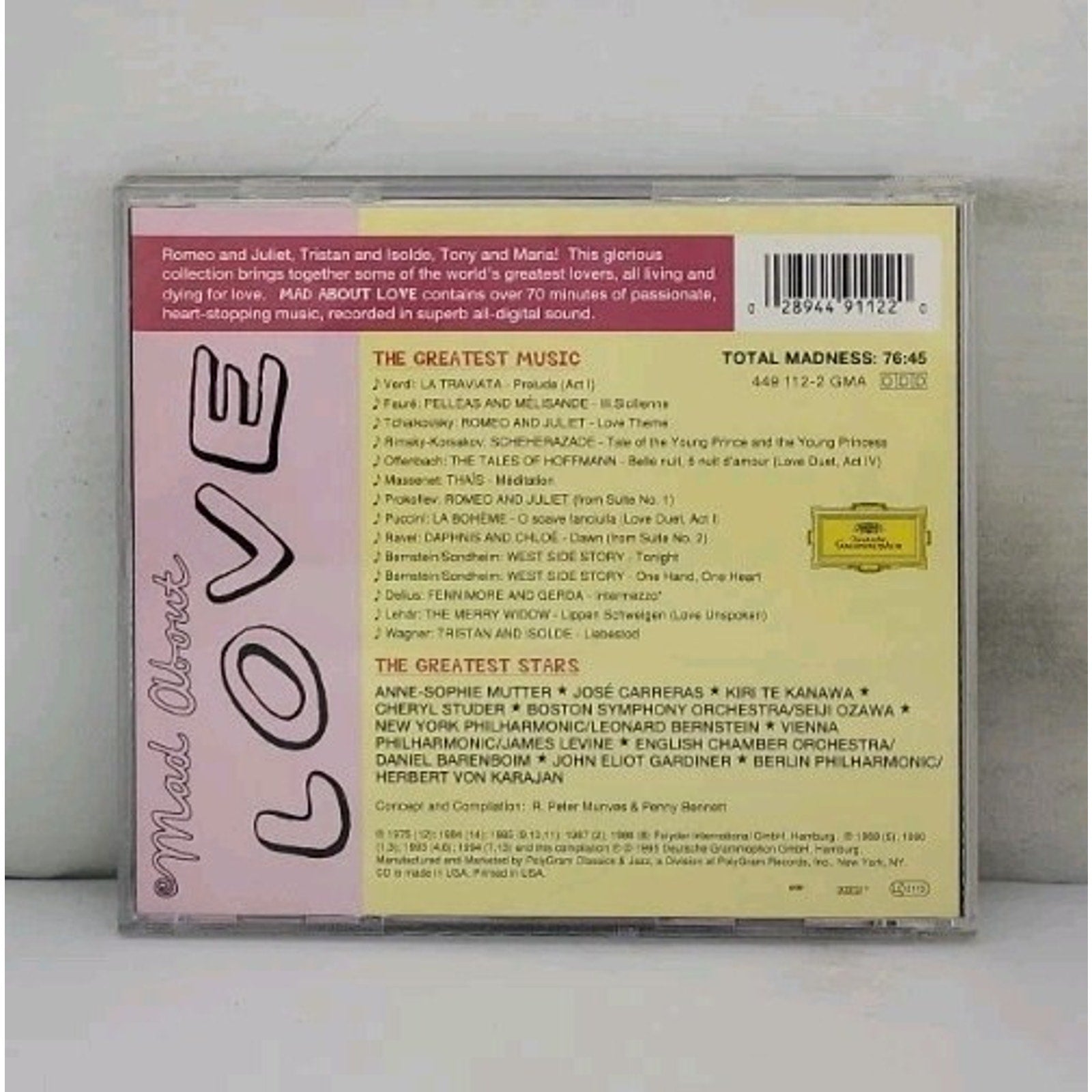 Mad About Love CD