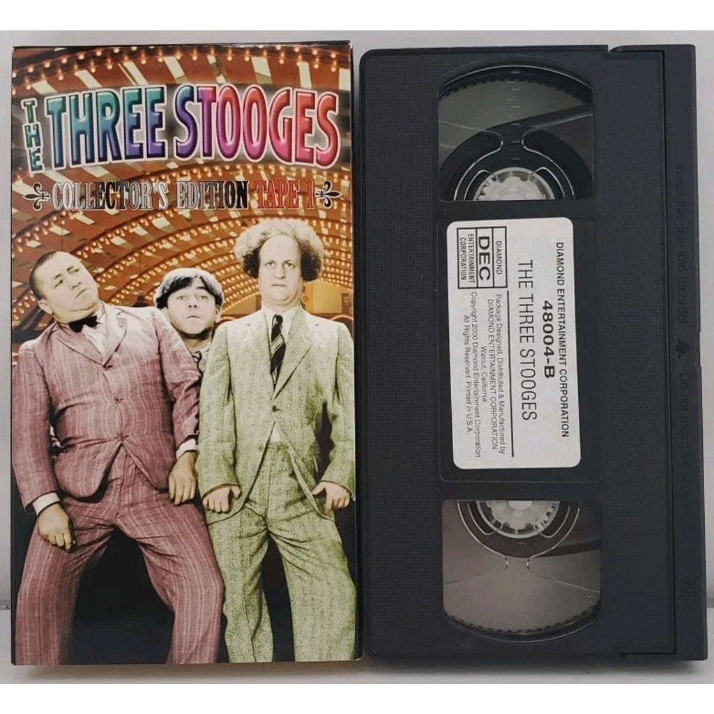 The Three Stooges Collectors Edition Two Pack VHS Set
