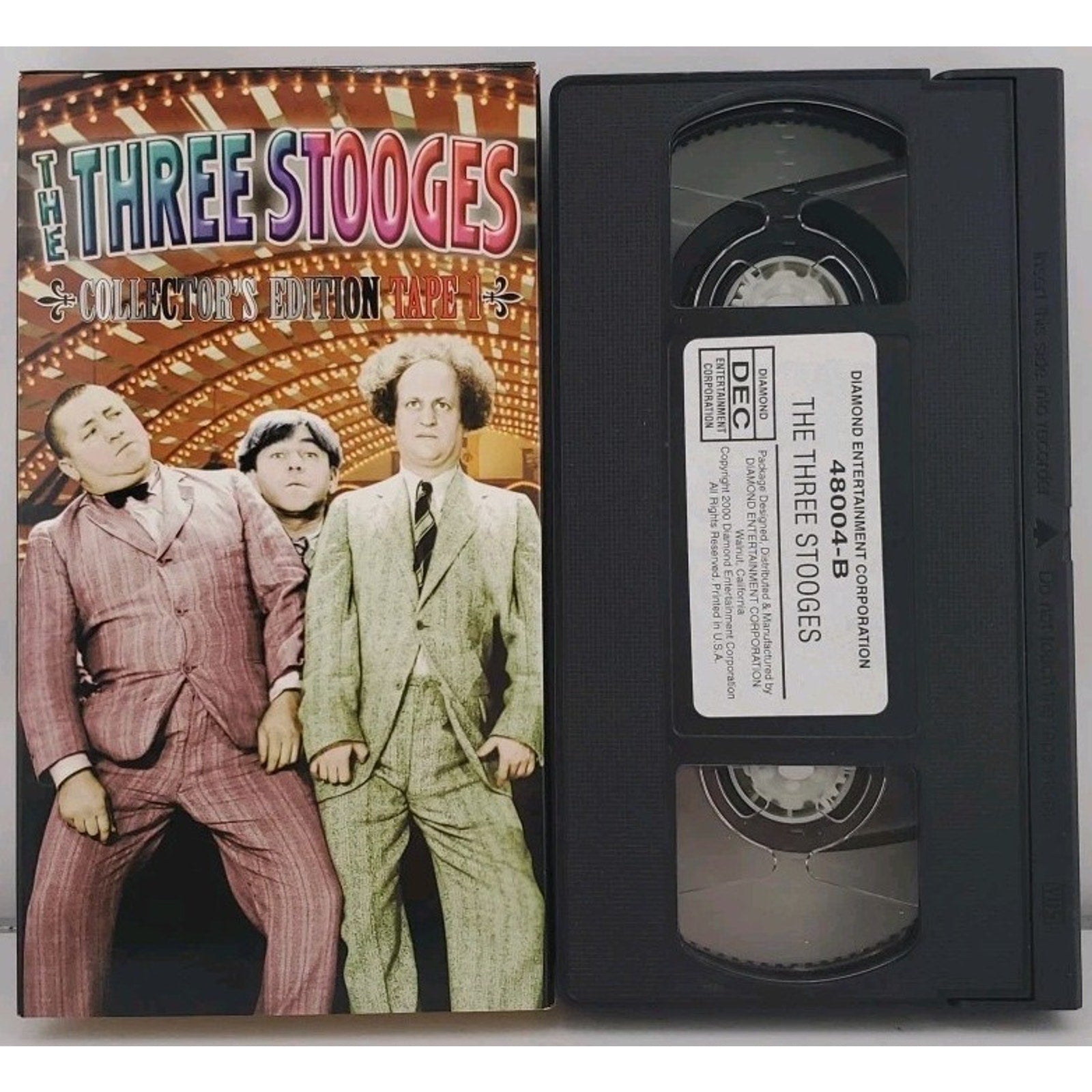 The Three Stooges Collectors Edition Two Pack VHS Set