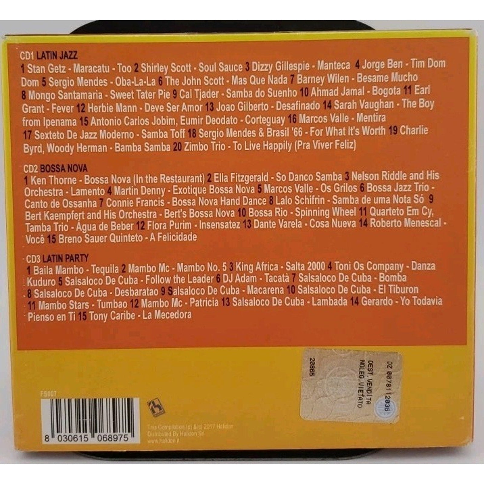 50 Songs Latin 3 CDs