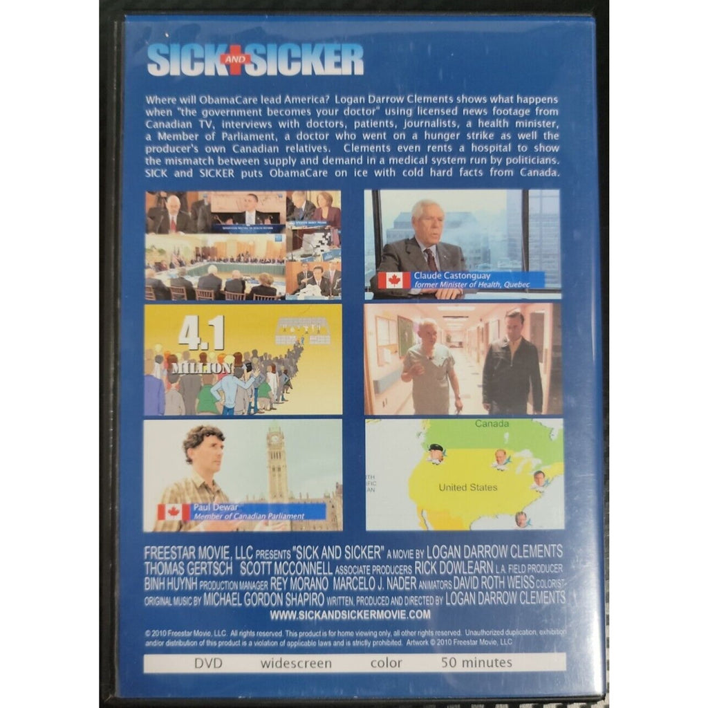 SICK AND SICKER MOVIE: When the Government Becomes Your Doctor (DVD)