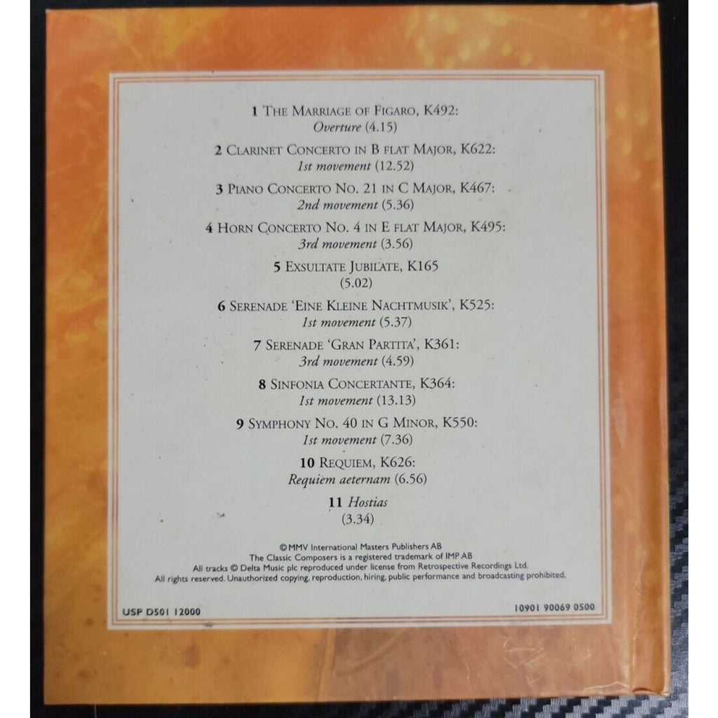 The Classic Composers: Mozart: Musical Masterpieces - Volume 3 (CD/Booklet)
