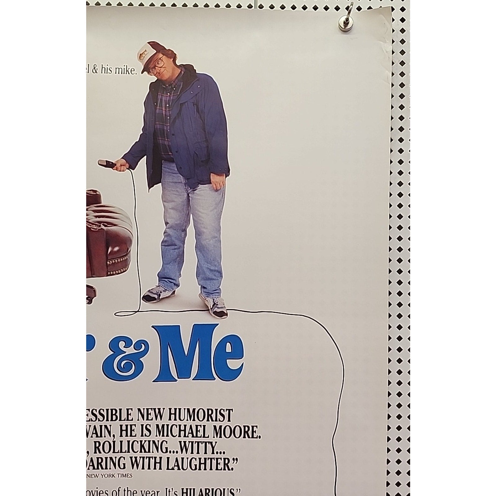 Roger And Me Original Theatrical Movie Poster Michael Moore 40x27