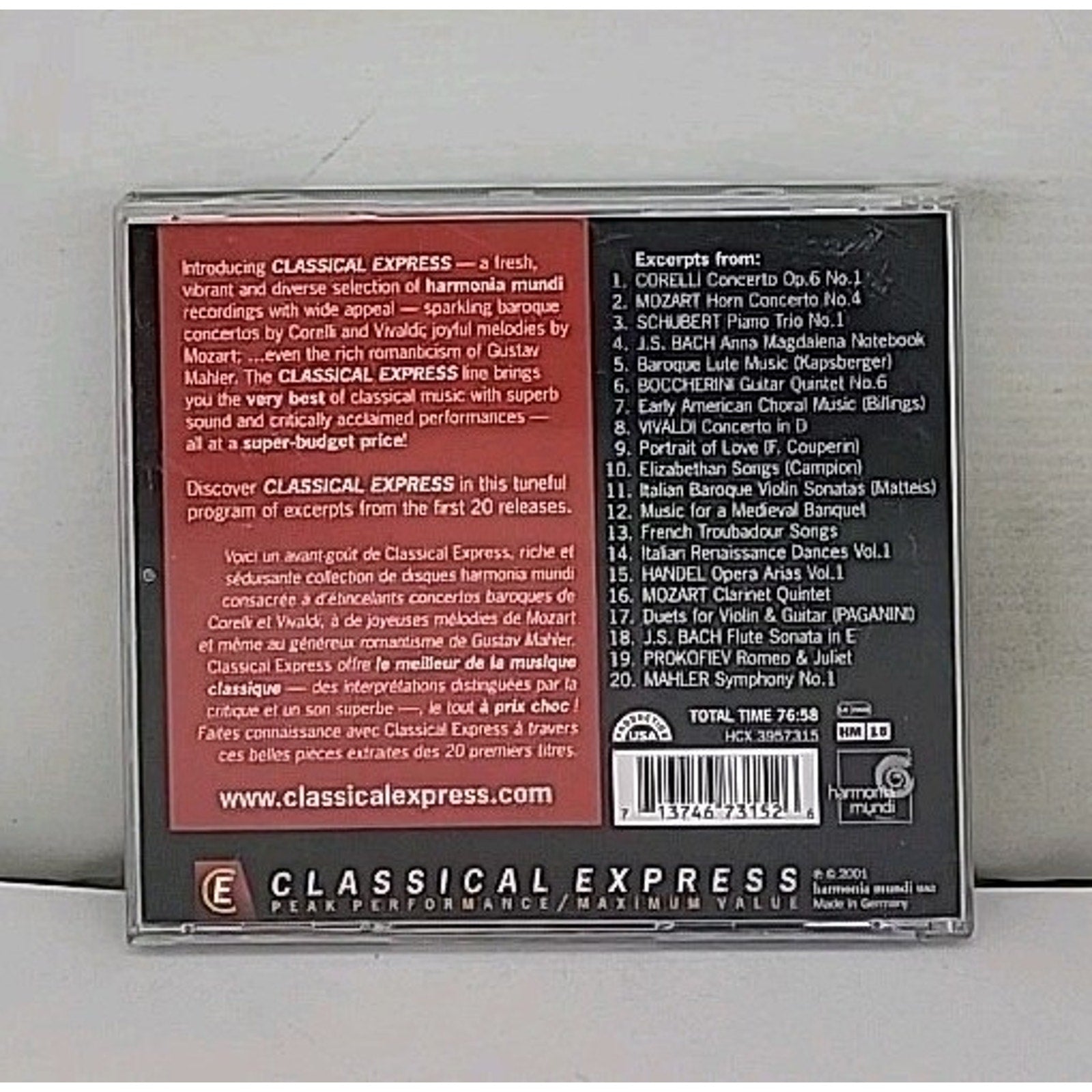 Introducing Classical Express by Various (CD, 2001)