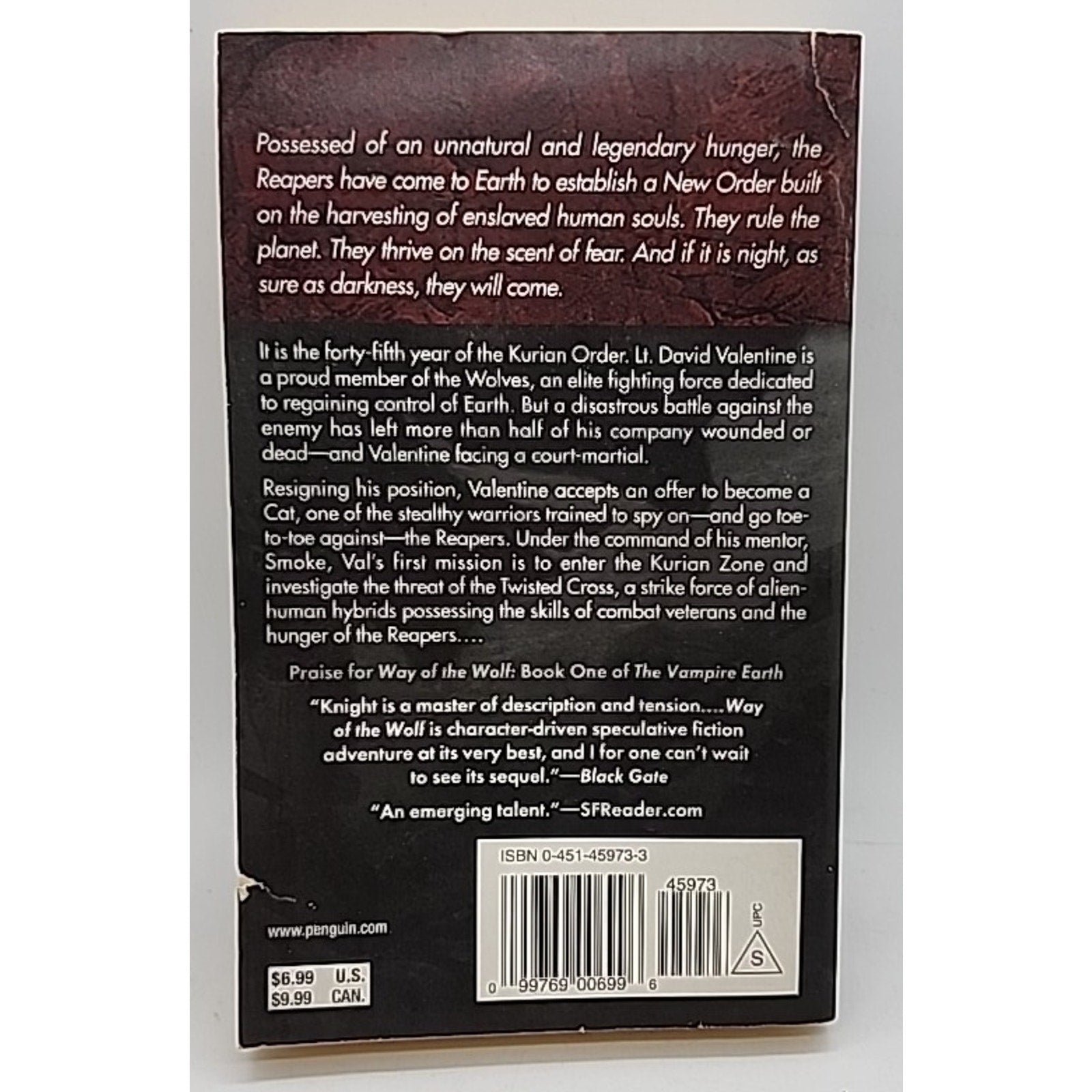 Choice of the Cat : Book Two of the Vampire Earth by E. E. Knight (2004, Mass...