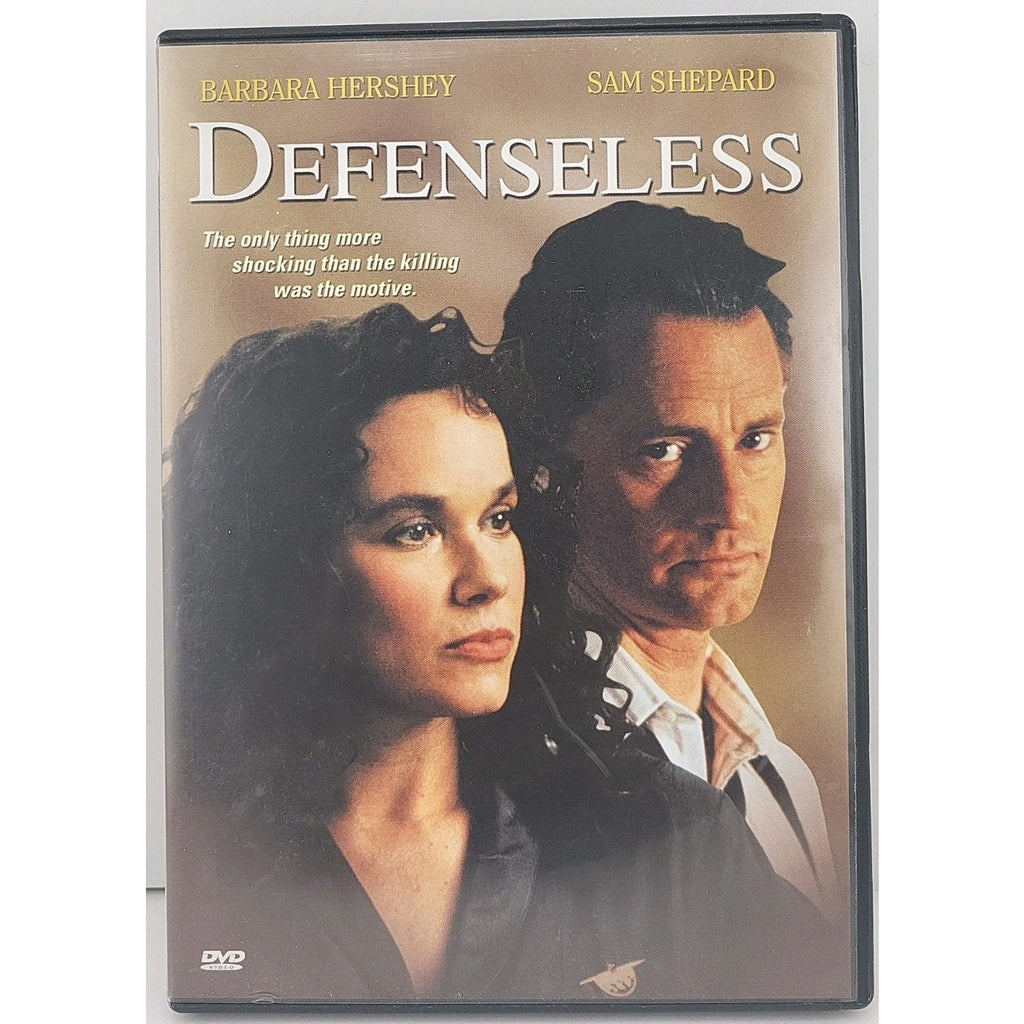 Defenseless DVD Barbara Hershey Sam Shepard