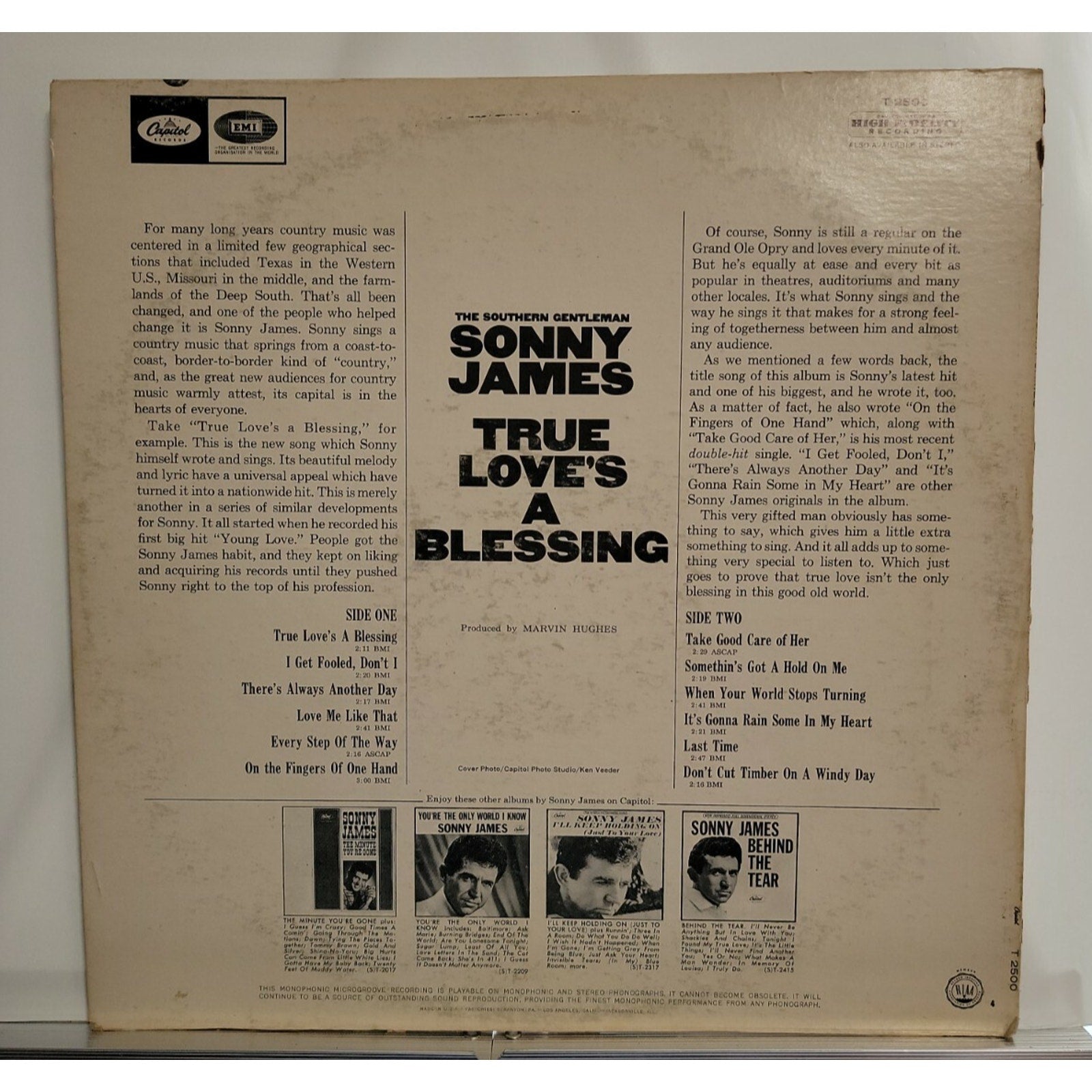 The Southern Gentleman Sonny James – True Love's A Blessing (Vinyl)
