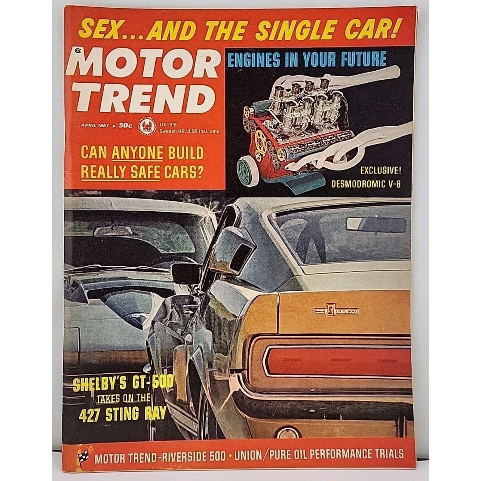 Motor Trend Magazine April 1967 Vol. 19 No. 4