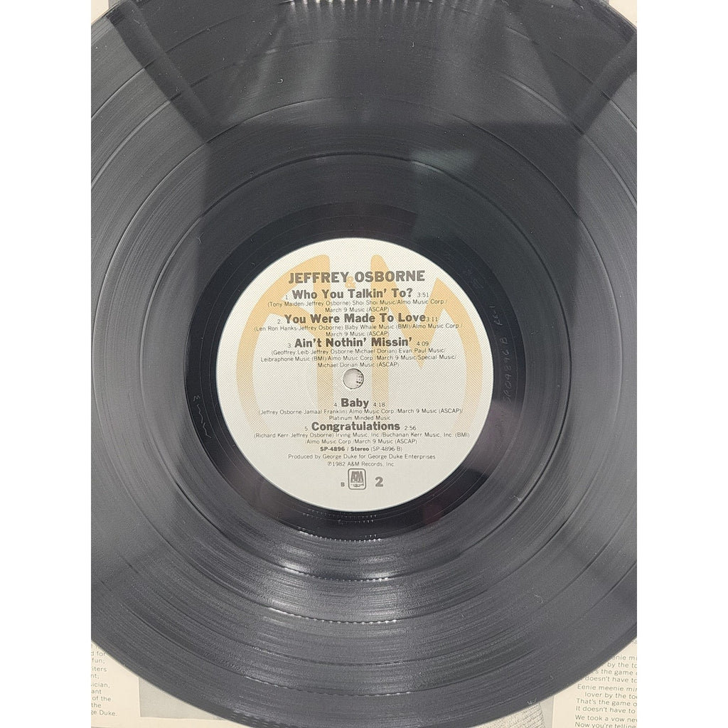 Jeffrey Osborne – Jeffrey Osborne - 12" Vinyl Record Album LP