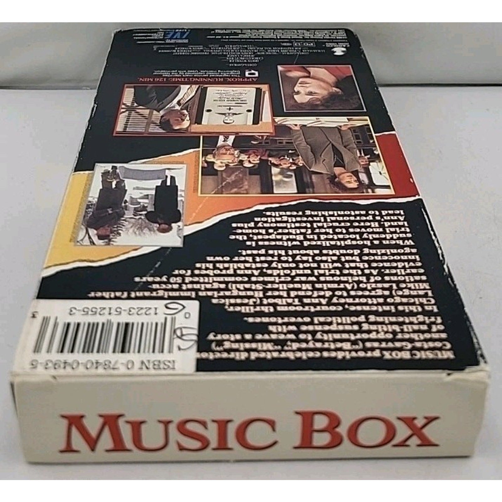 Music Box VHS 1989 Carolco Video Jessica Lange Classic Movie Film