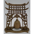 1960s Vintage Brass Pagoda Temple Style Bell