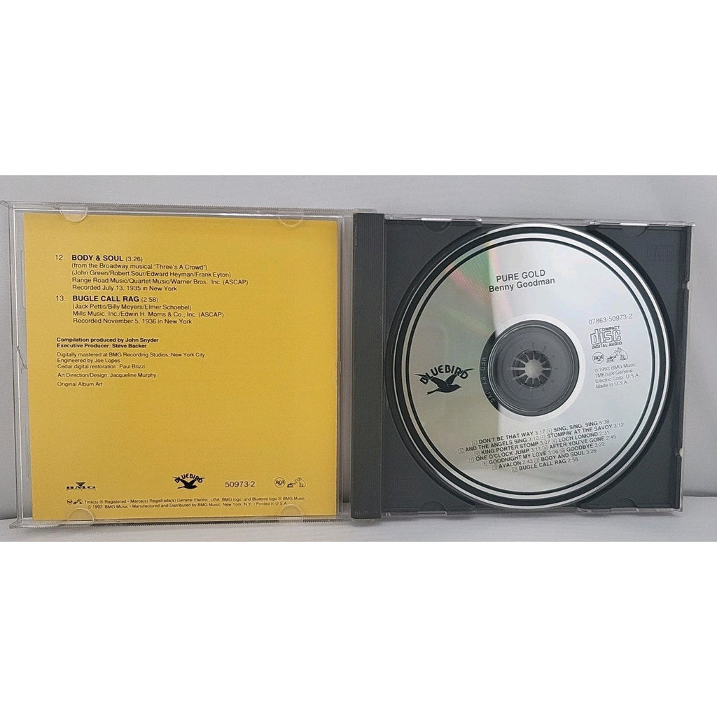 Pure Gold by Benny Goodman (CD, May-1992, Bluebird RCA (USA))