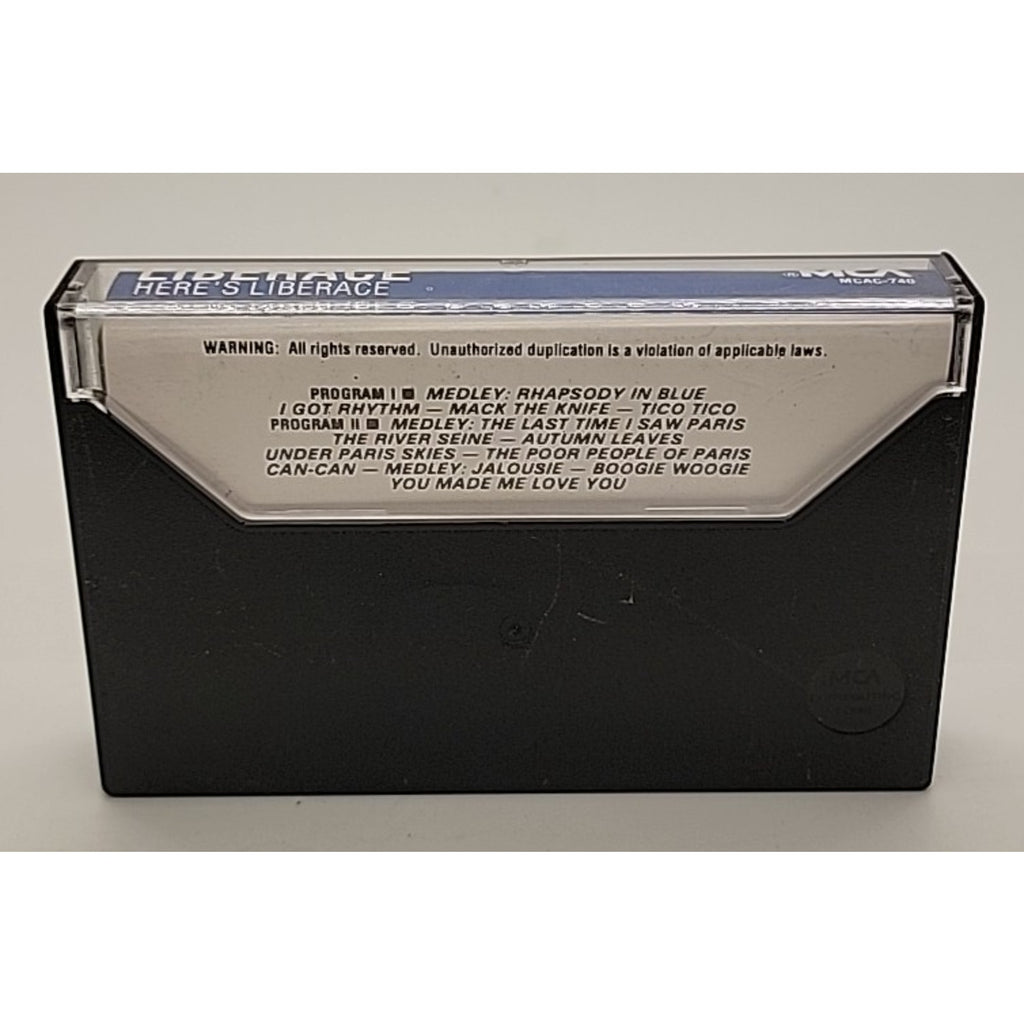 Here's Liberace by Liberace (Cassette, MCA)