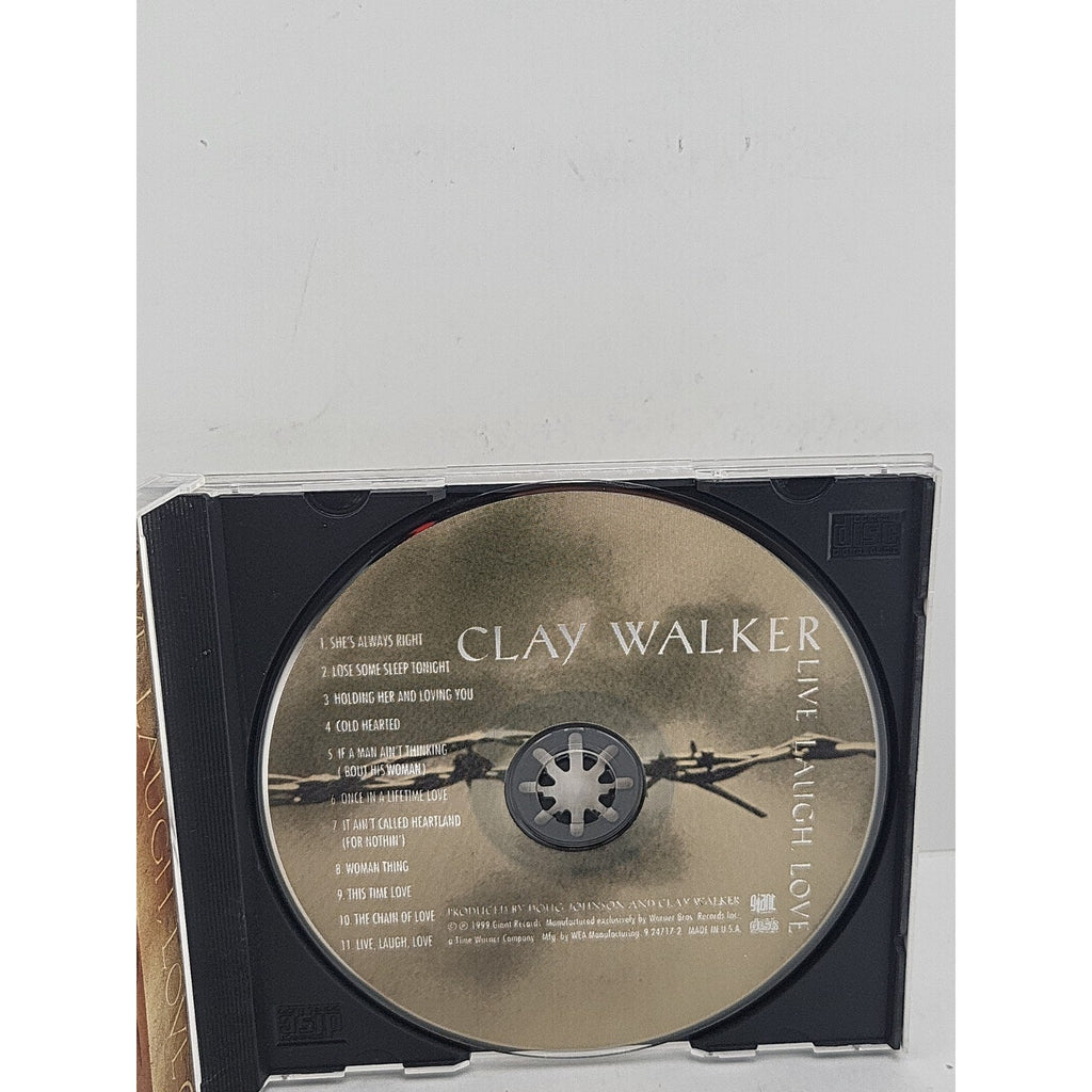 Live Laugh Love by Walker, Clay (CD, 1999)