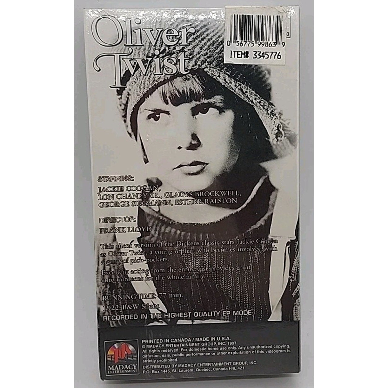 Oliver Twist (VHS) *Brand New*