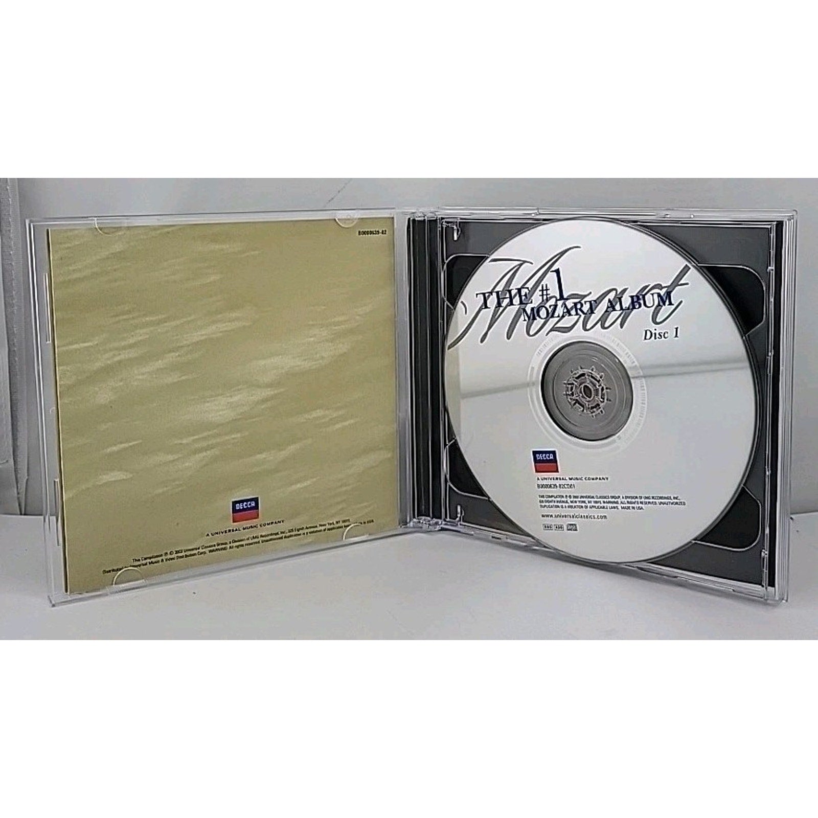 The #1 Mozart Album by Various Artists (CD, Jul-2003, 2 Discs, Decca)