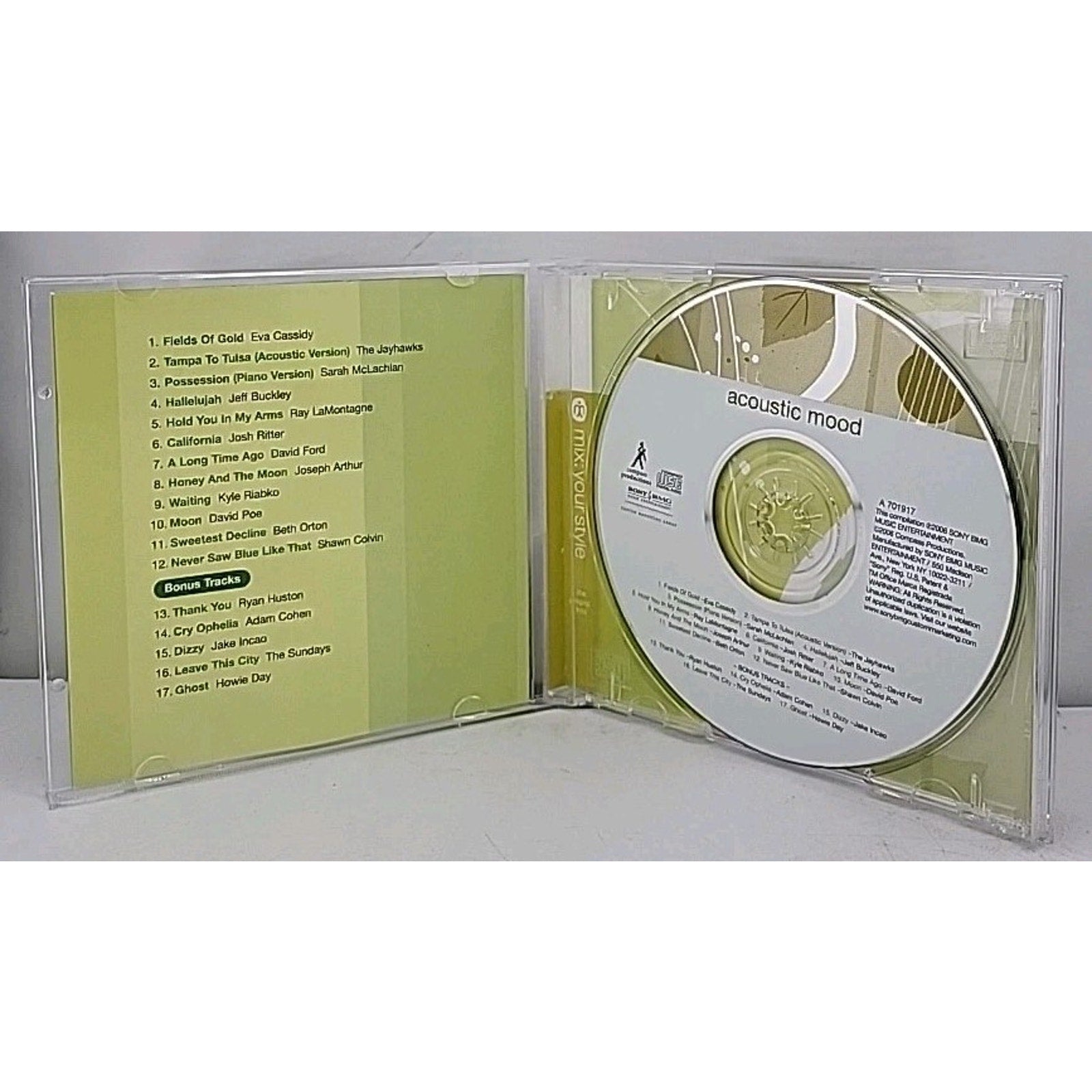 Acoustic Mood CD Various Artists Mix Your Style