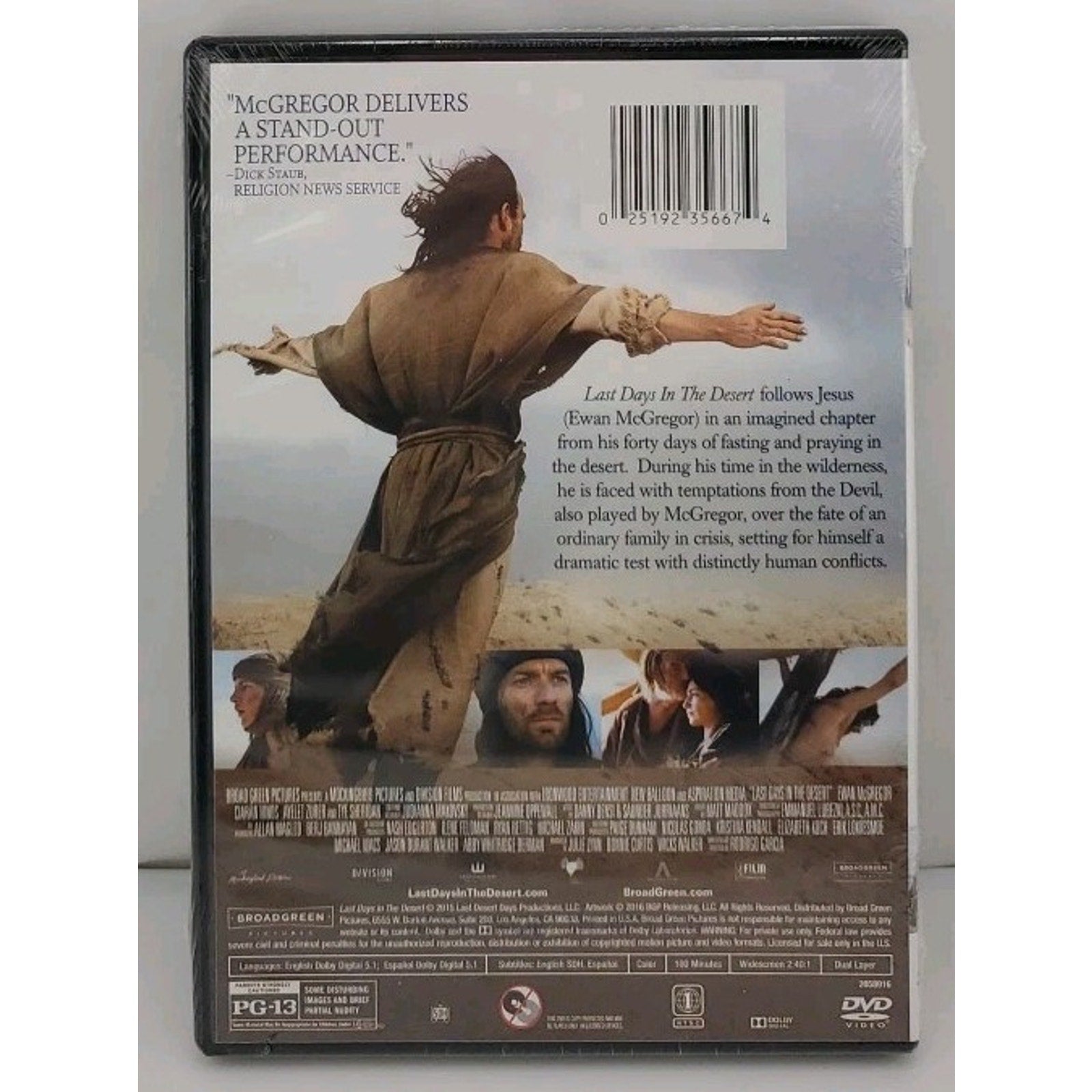Last Days in the Desert (DVD, 2015) *Brand New*