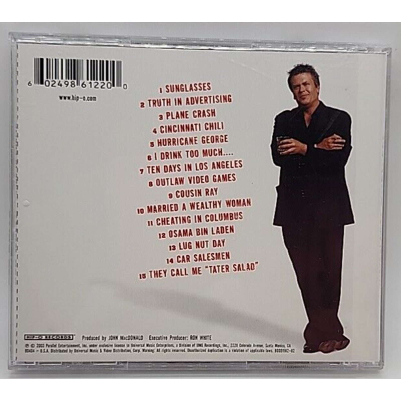 Drunk in Public [PA] by Ron White (Comedy) (CD, Nov-2003, Hip-O)
