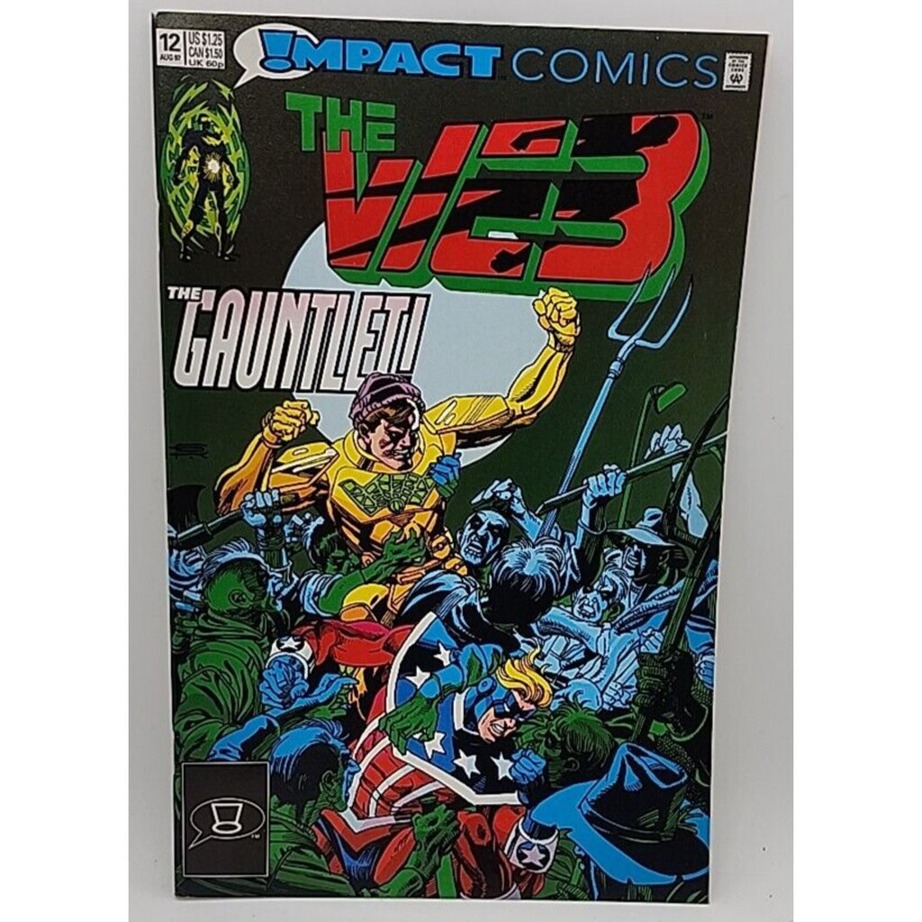 The Web #12 The Gauntlet! Comic Book - Impact Comics! (Aug 1992)