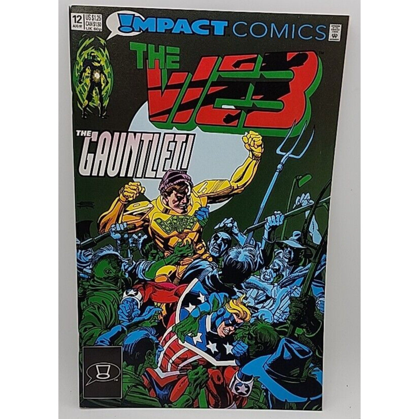 The Web #12 The Gauntlet! Comic Book - Impact Comics! (Aug 1992)