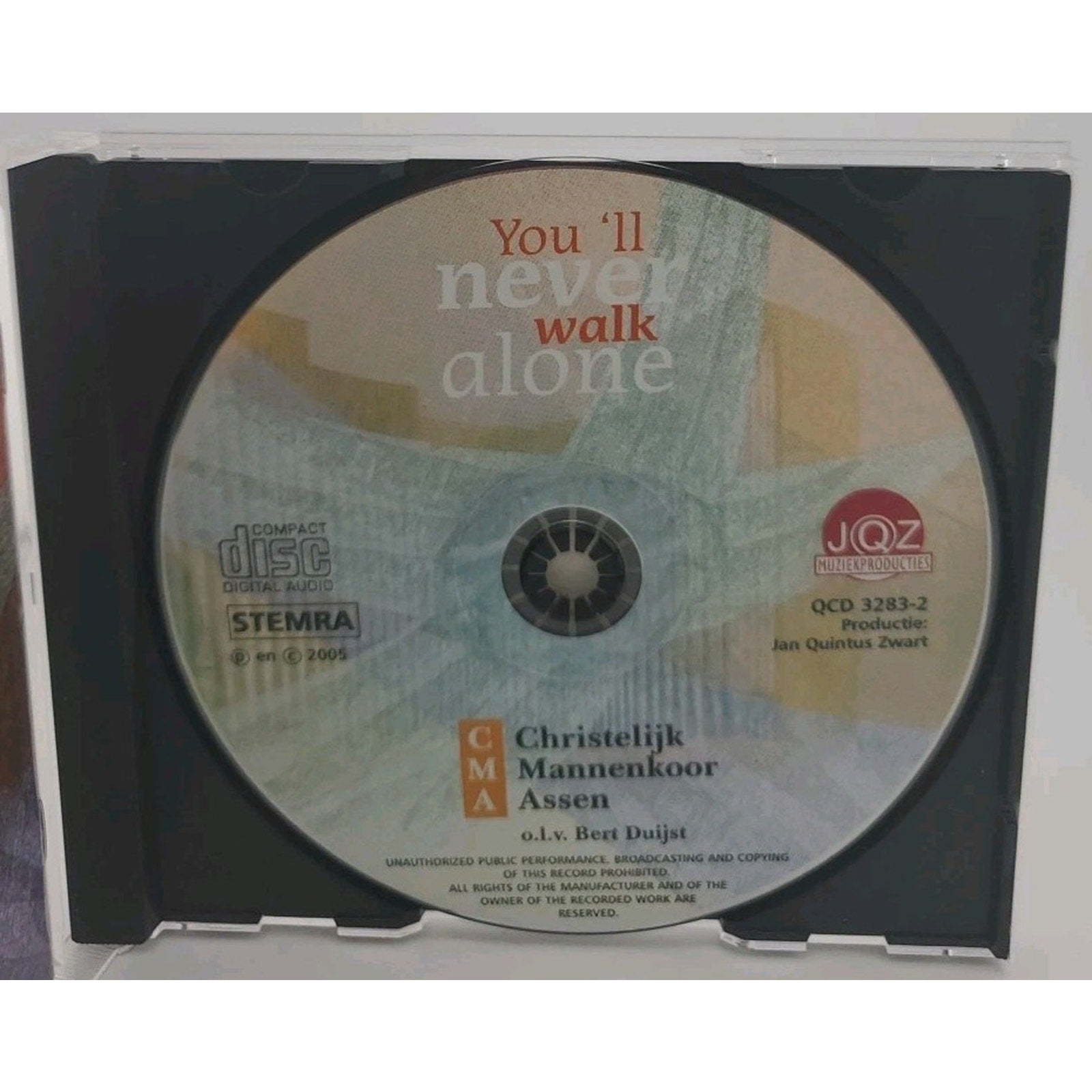 Christelijk Mannenkoor Assen You'll Never Walk Alone (CD)