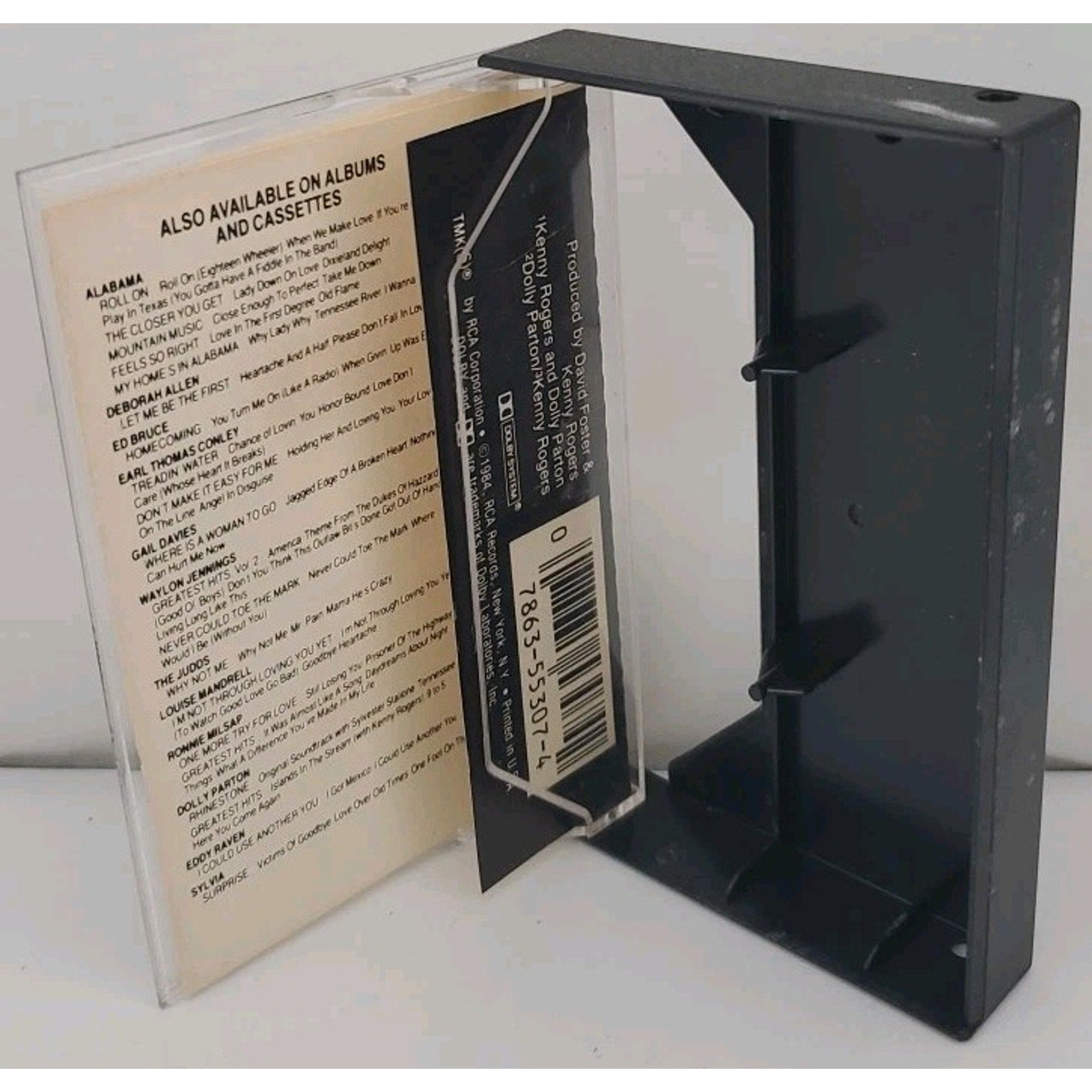 Kenny Rogers & Dolly Parton Cassette Tape Once Upon a Christmas 1984 RCA