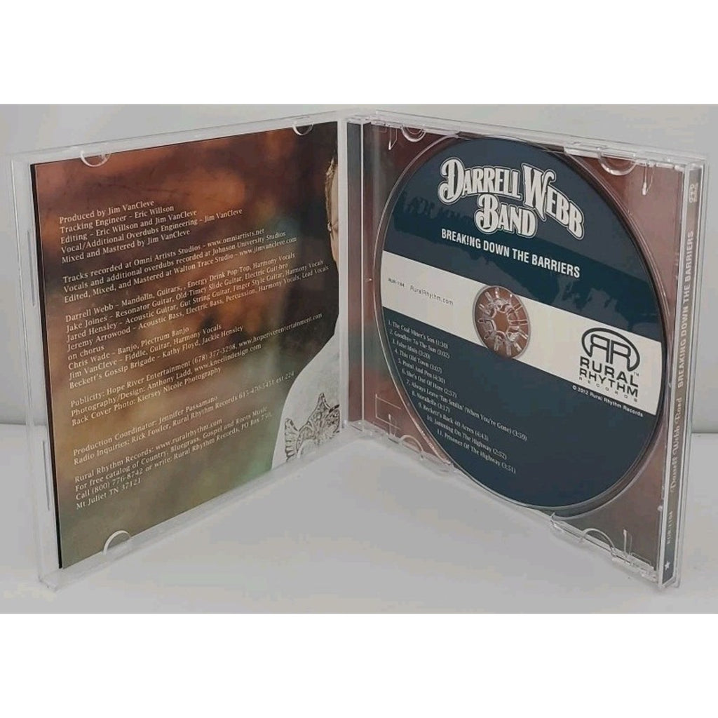 Breaking Down the Barriers by Darrell Webb Band (CD, 2012)