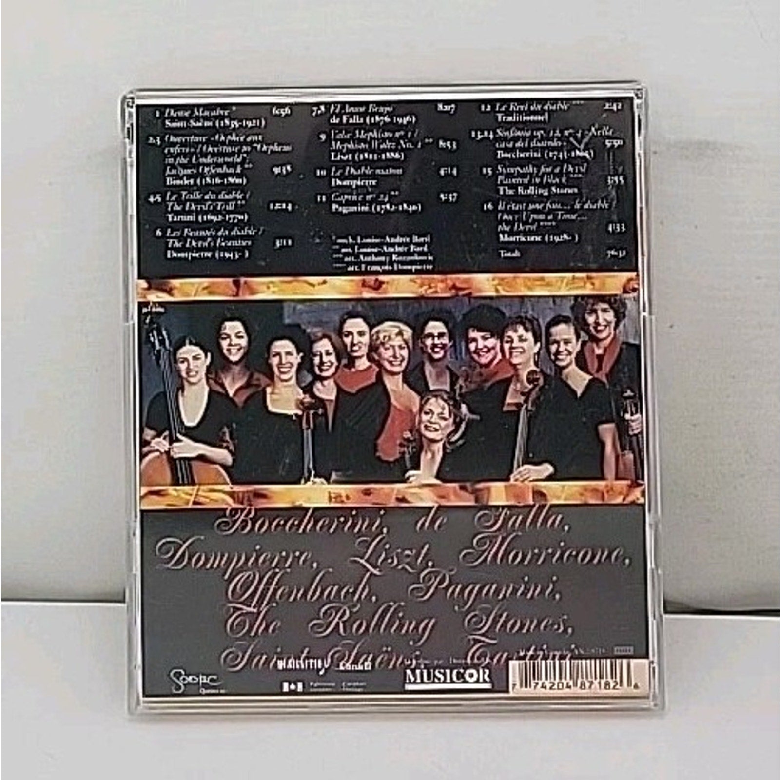 Infernal Violins by Saint-Saens / Paganini / Boccherini / Dubeau (CD, 2001)