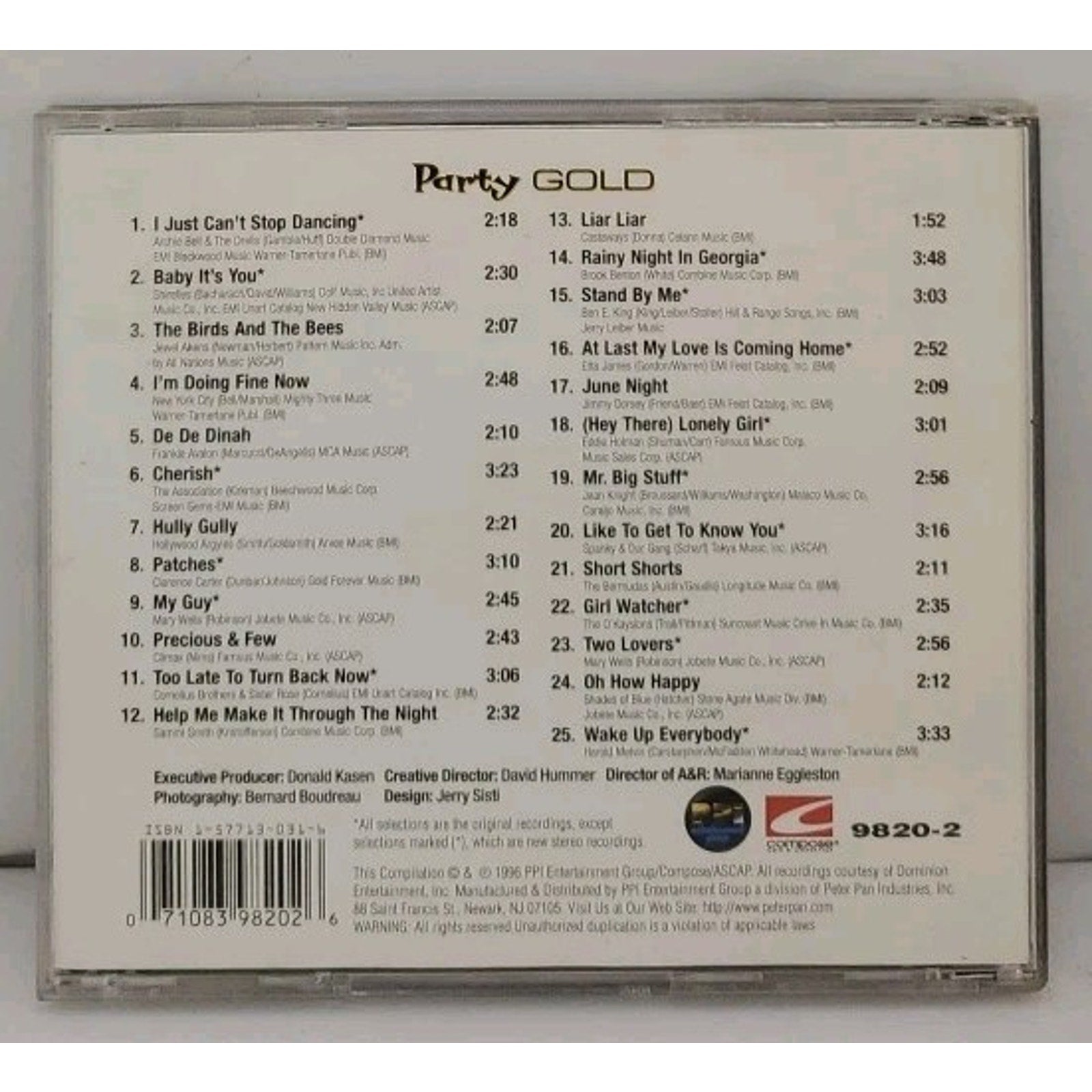 Party Gold by Various Artists (CD, Apr-1997, Compose Records)