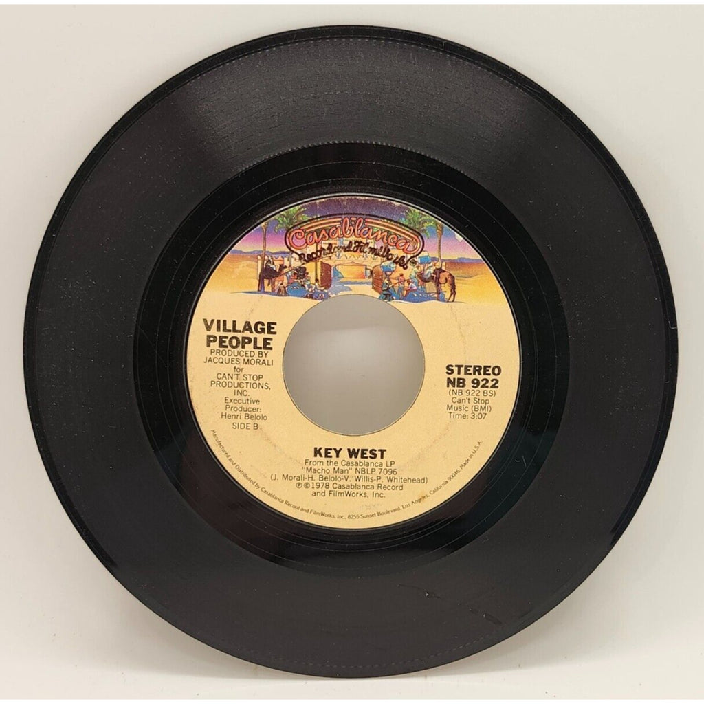 Macho Man / Key West By Village People (Record) - NB 922