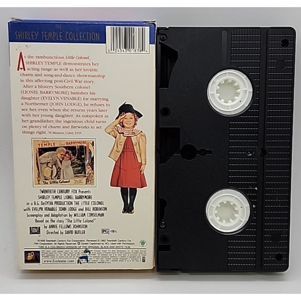 The Little Colonel (VHS, 2001, Colorized/Slipsleeve)