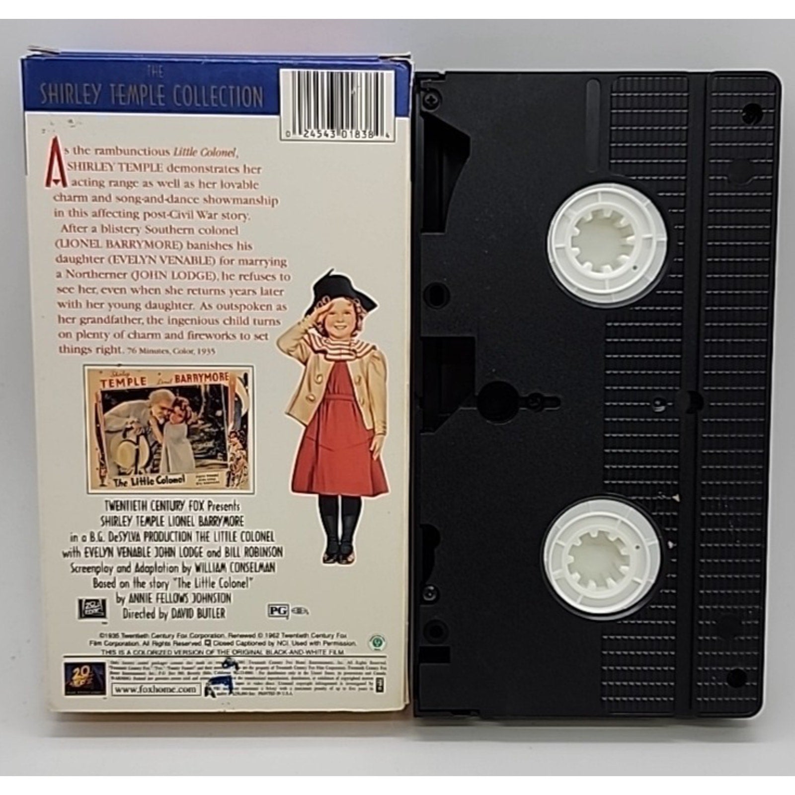 The Little Colonel (VHS, 2001, Colorized/Slipsleeve)