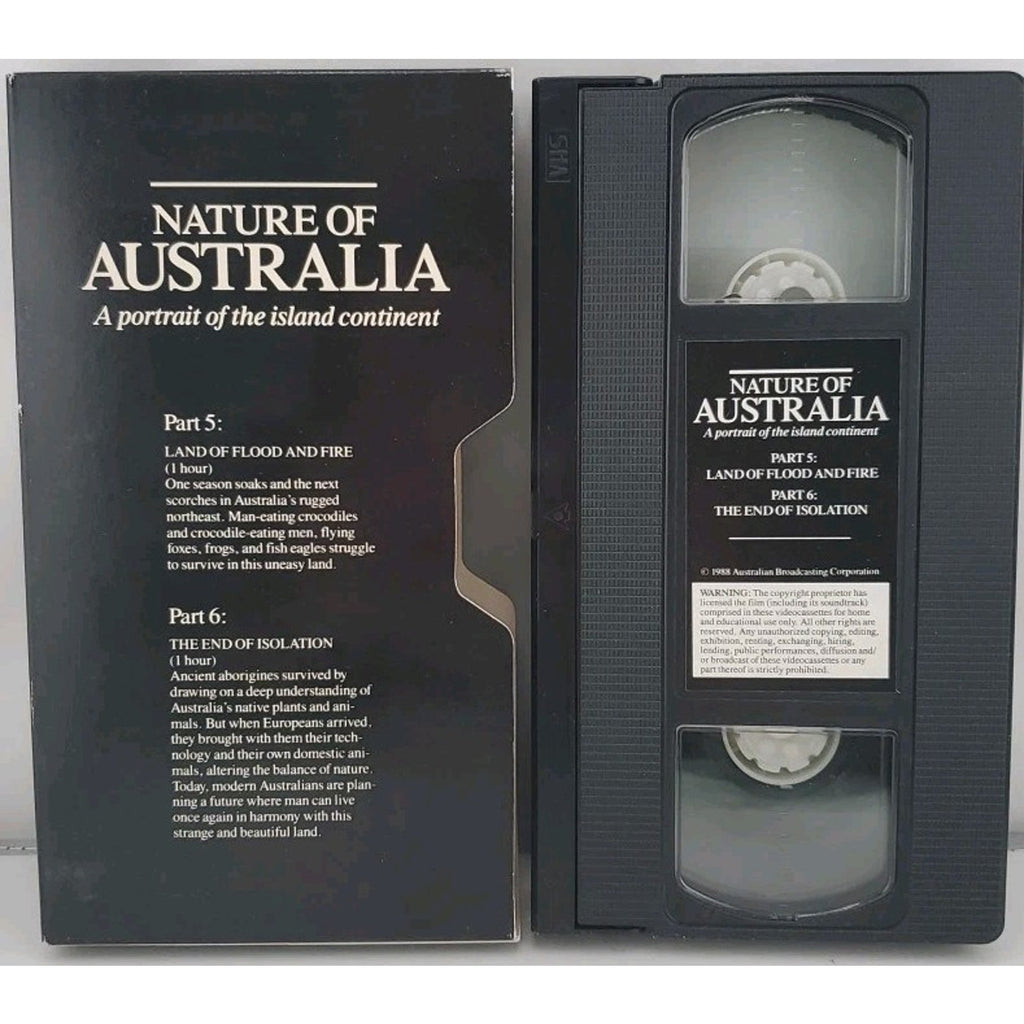 Nature Of Australia A Portrait Of The Island Continent (VHS)