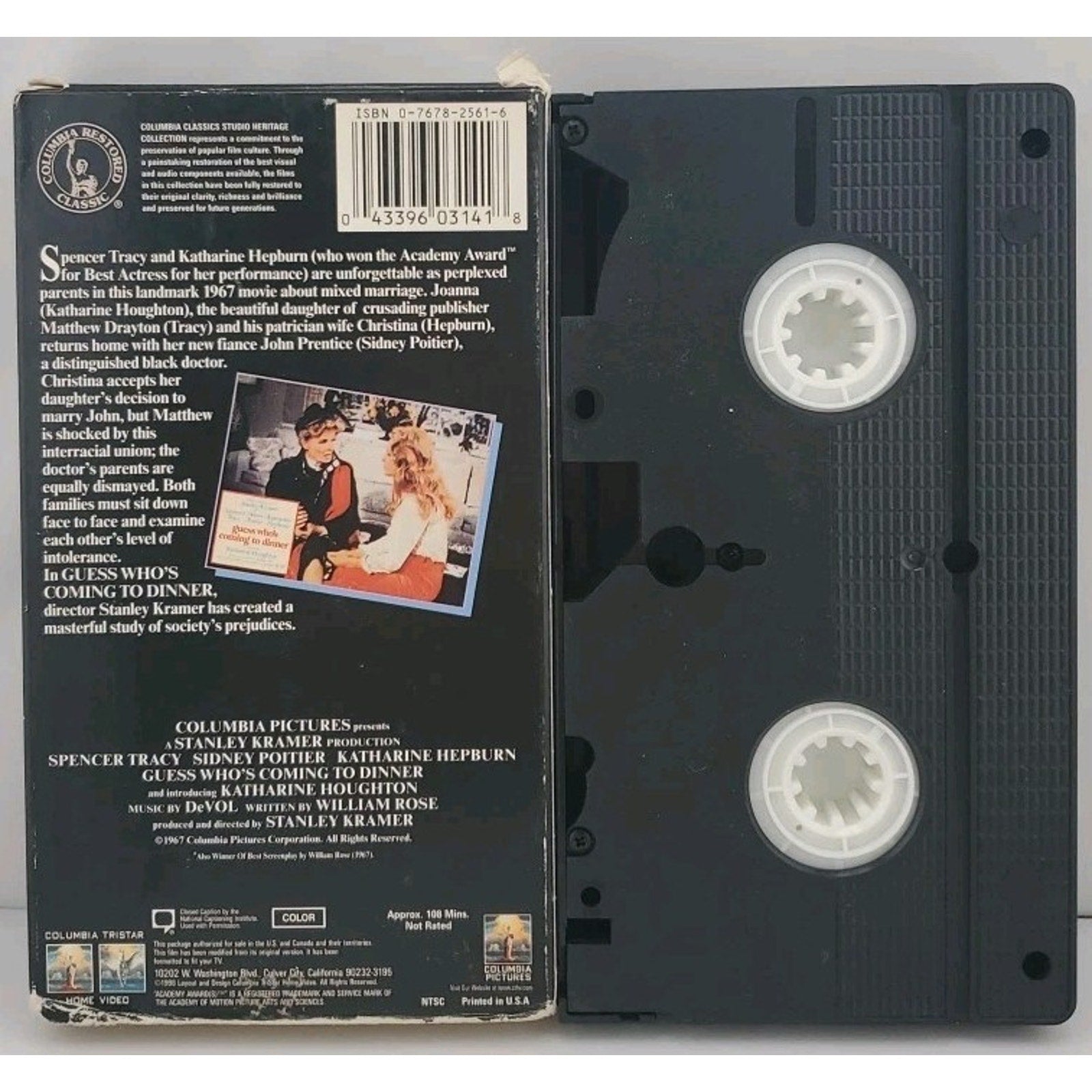 Guess Who's Coming to Dinner (VHS, 1967)