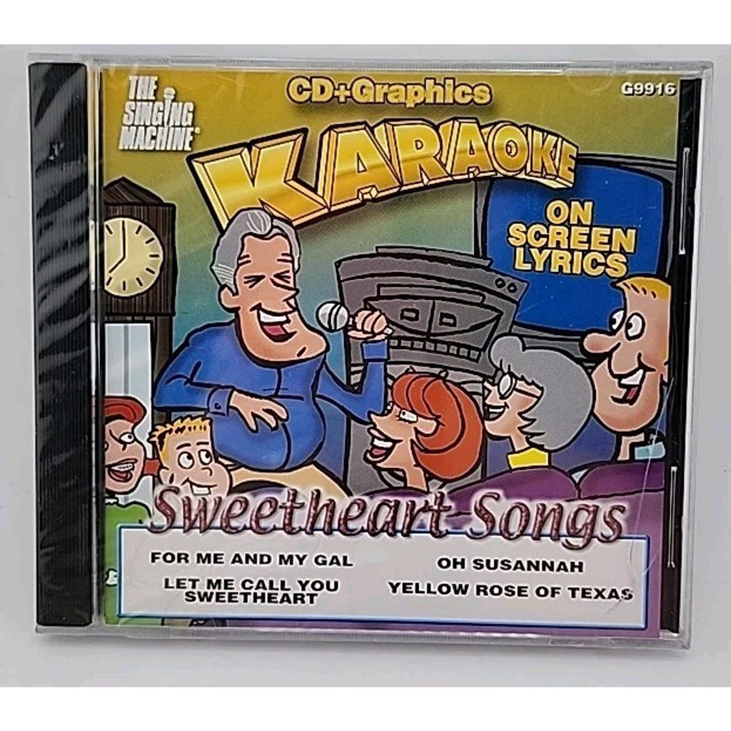 The Singing Machine Sweetheart Songs CD+G *Brand New*