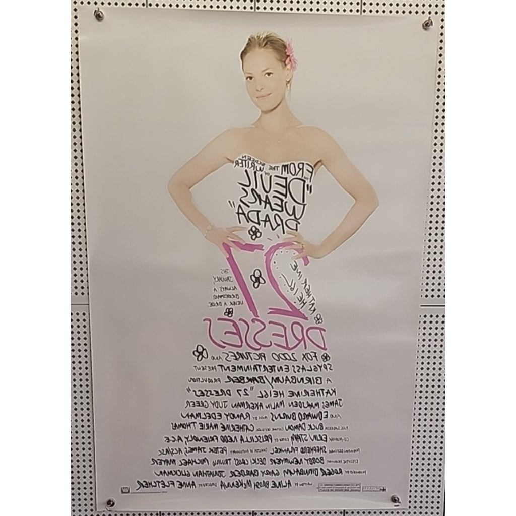 27 Dresses 2008 Double Sided Original Movie Poster 27" x 40"