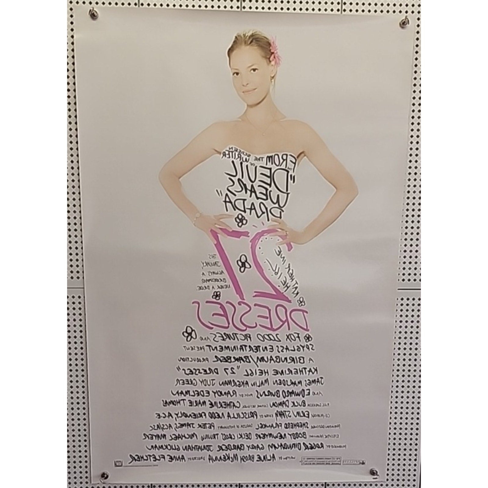 27 Dresses 2008 Double Sided Original Movie Poster 27" x 40"