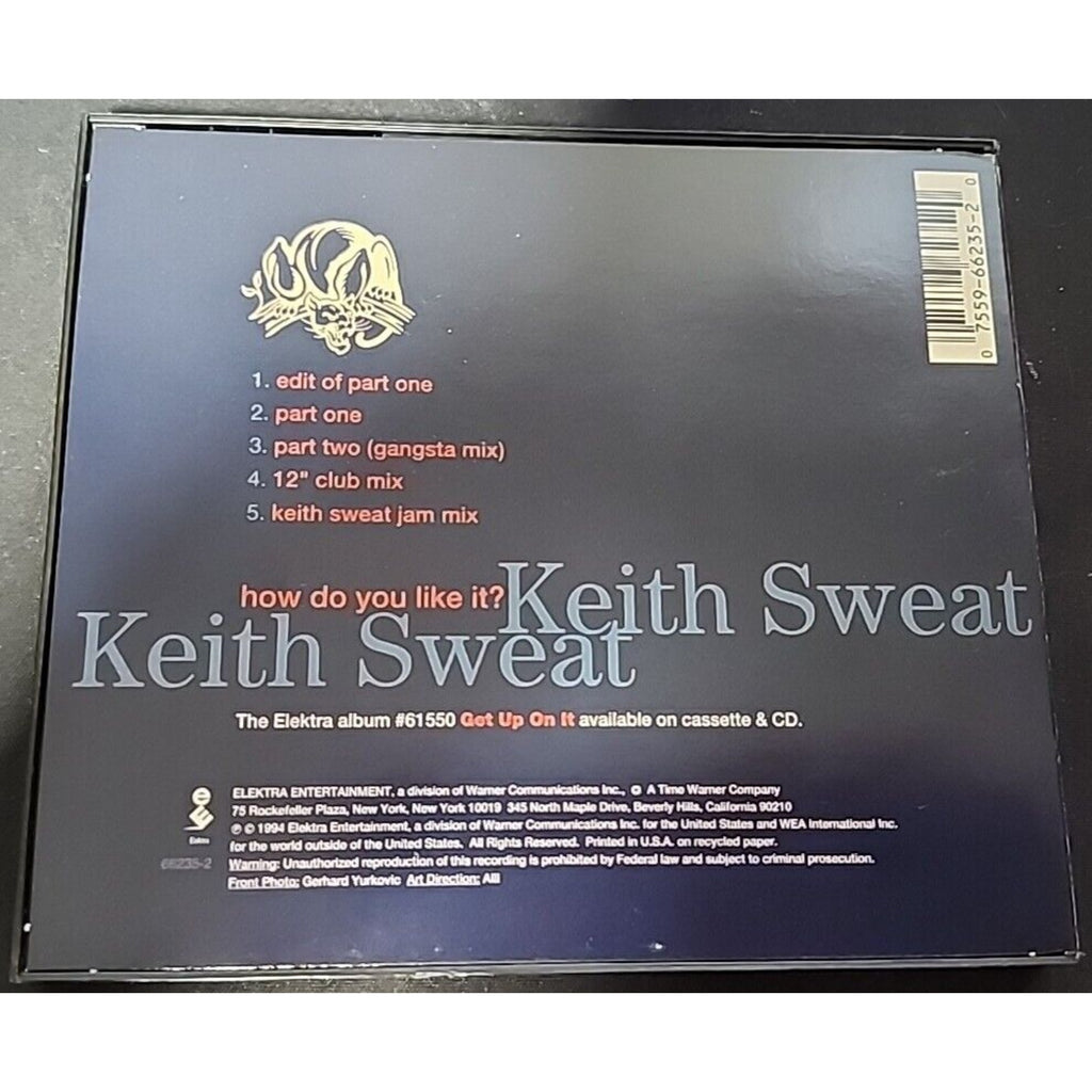 How Do You Like It? [Maxi Single] by Keith Sweat (CD, Mar-1994, Elektra (Label))