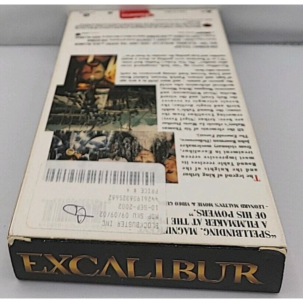 Excalibur (VHS, 1998) Warner bros. Hits