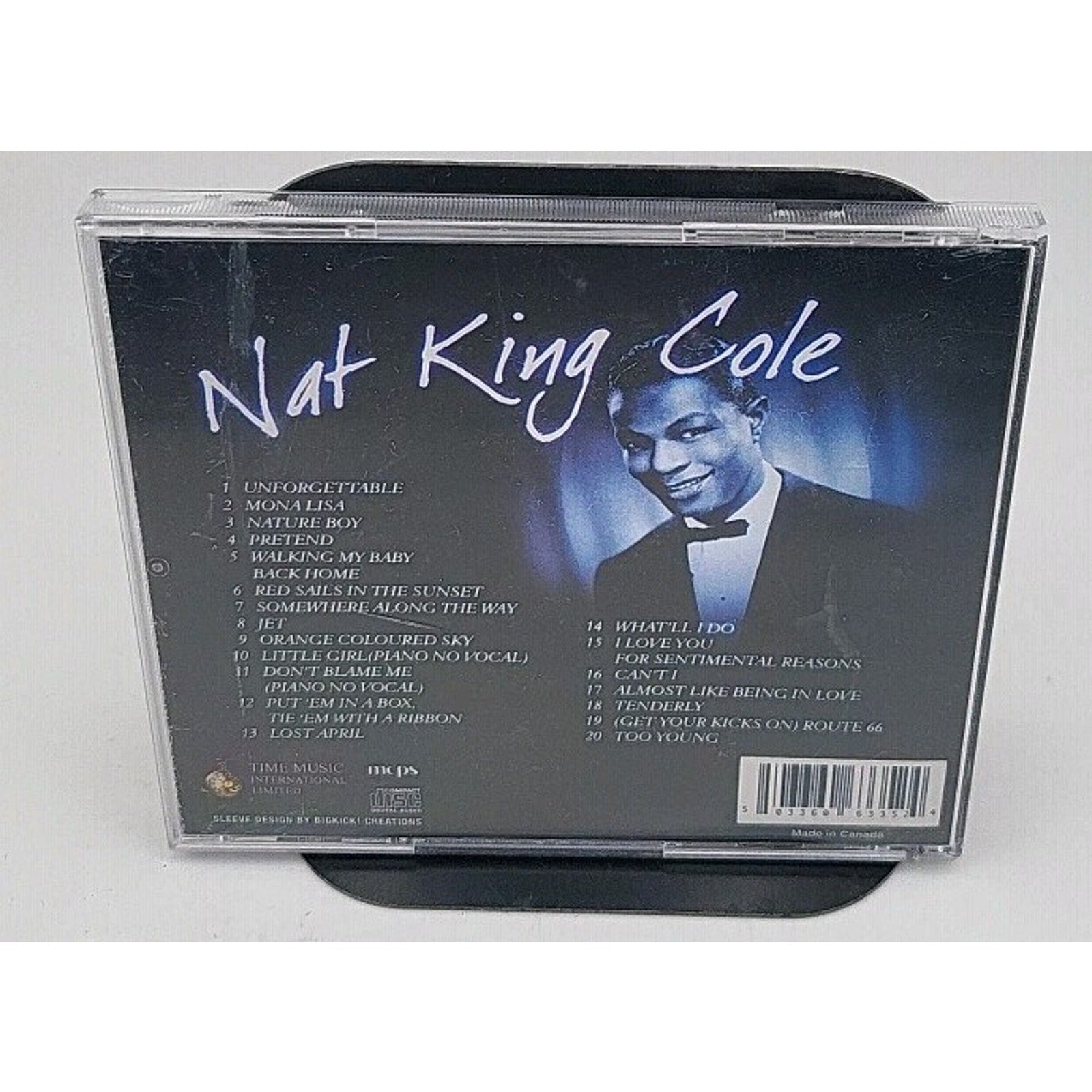 Nat King Cole (CD, 2004) 20 Songs *Time Music Canada*