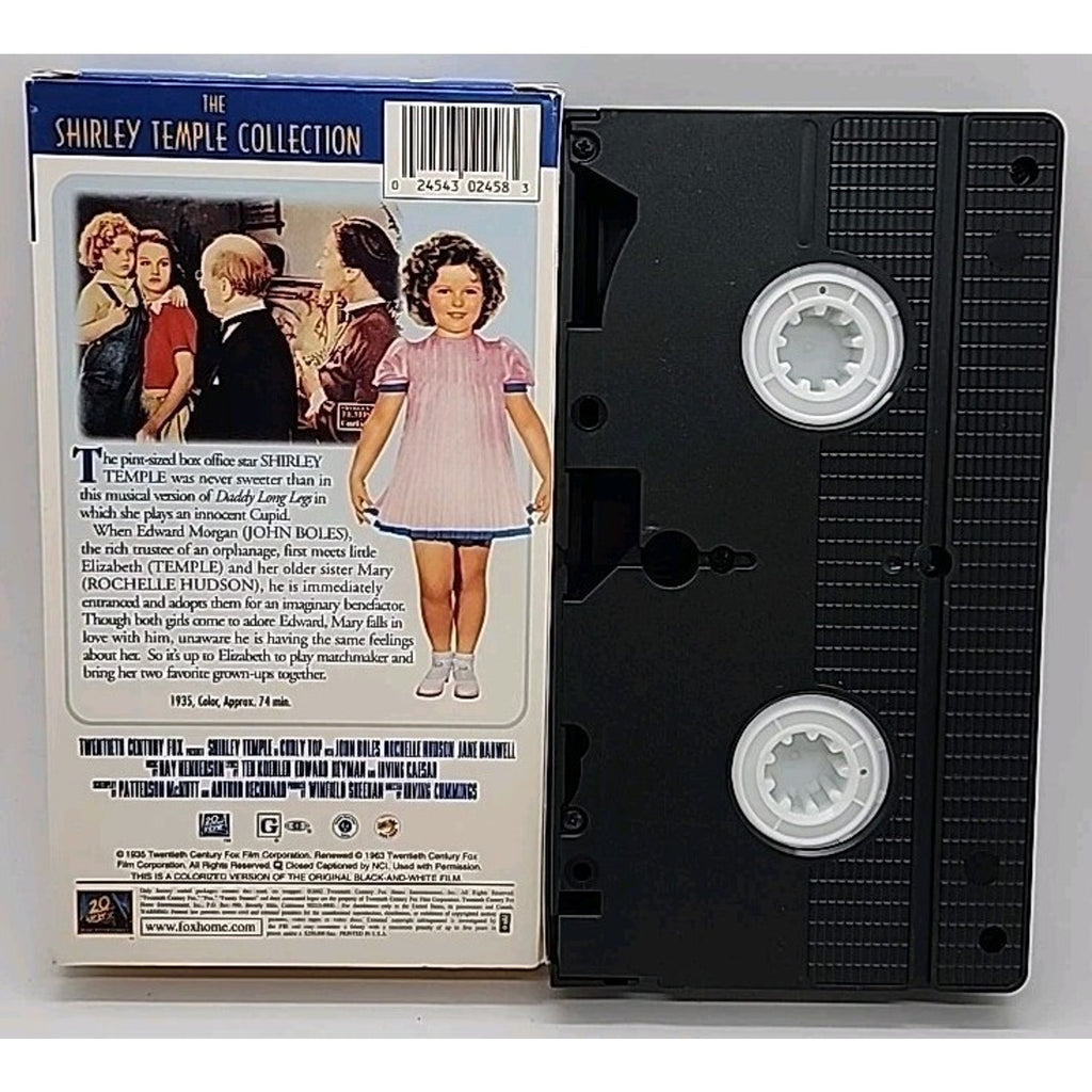 Curly Top (VHS, 2001, Colorized/Slipsleeve)