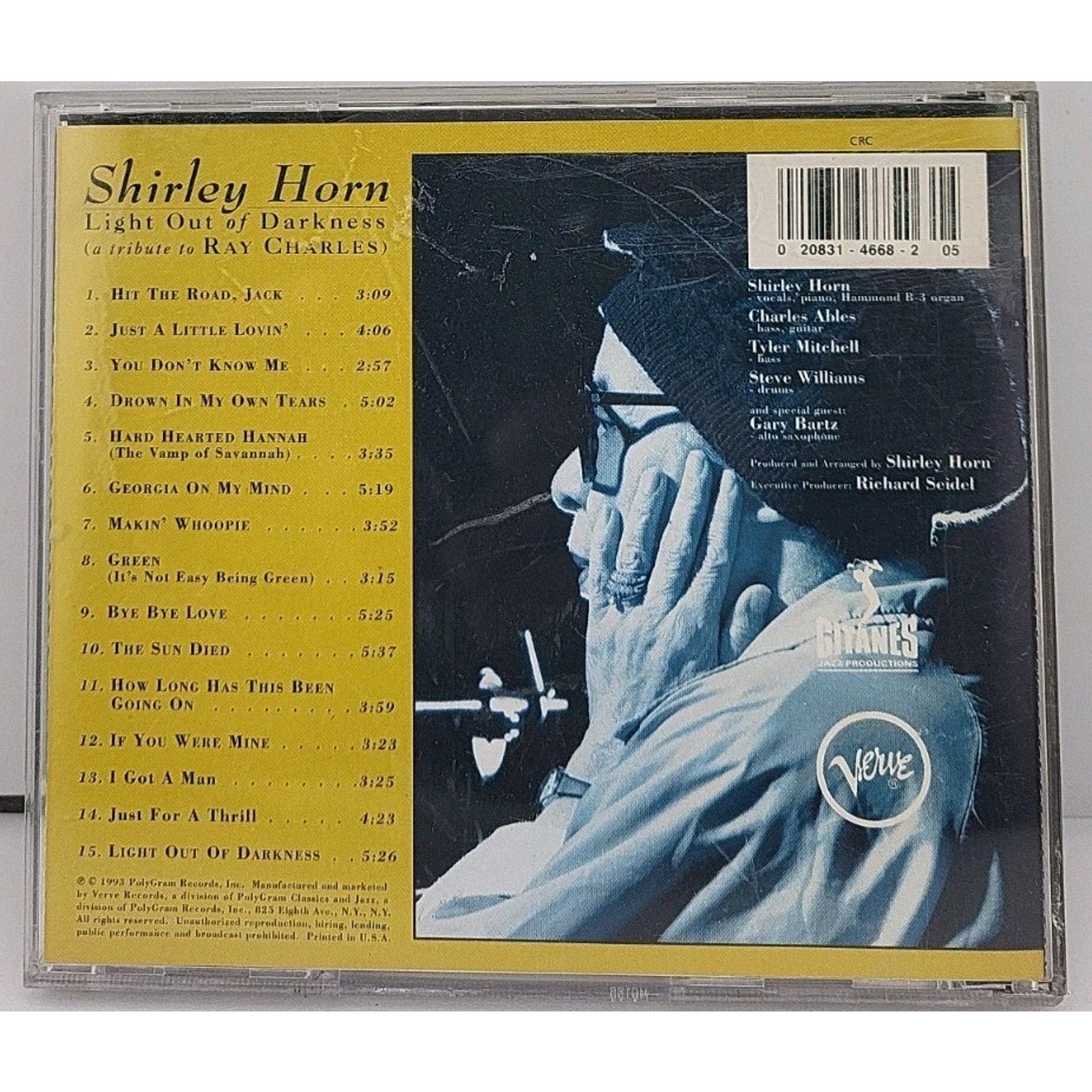 Shirley Horn Light Our Of Darkness CD