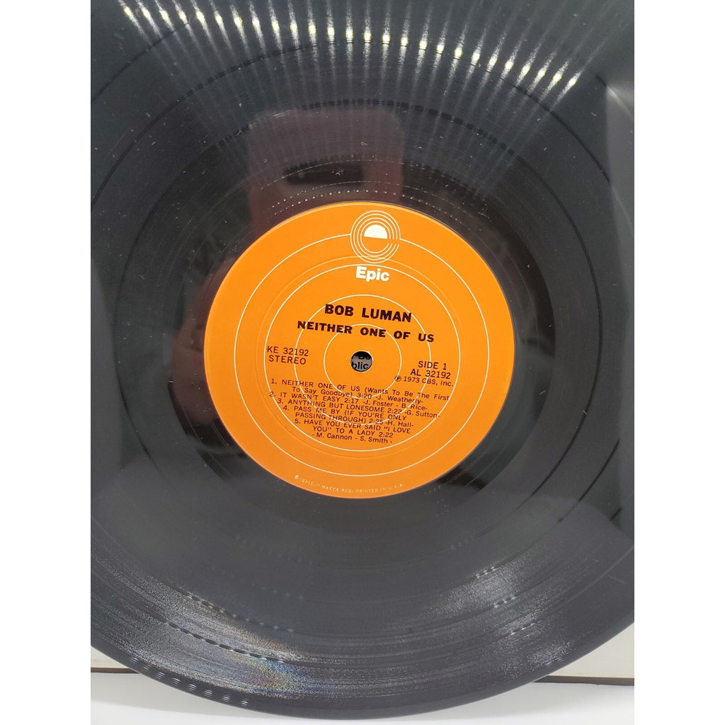 Bob Luman...."Neither One of Us" (Record)