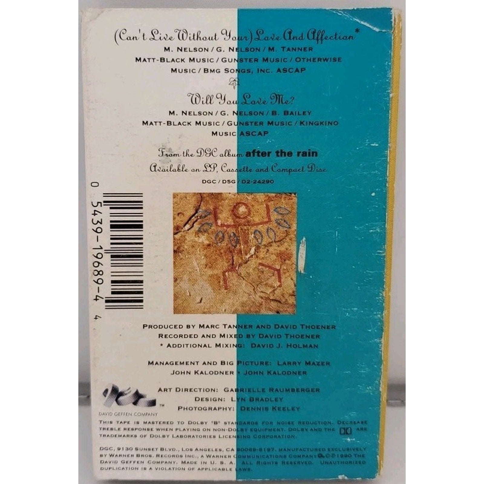 Nelson Cant Live Without Your Love And Affection Cassette Tape Single 1990