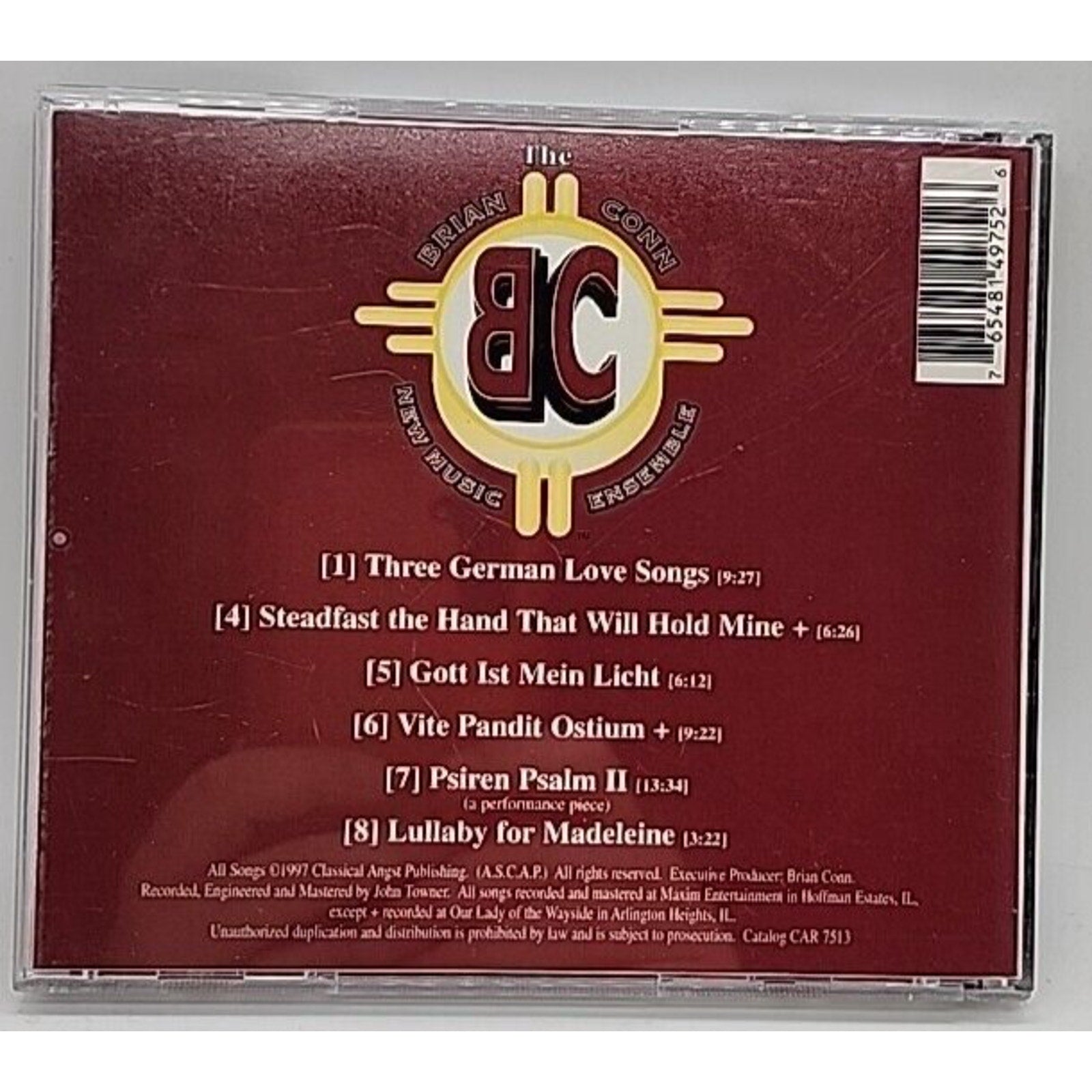 Vocalnetics by Brian Conn New Music Ensemble (CD, 2004)