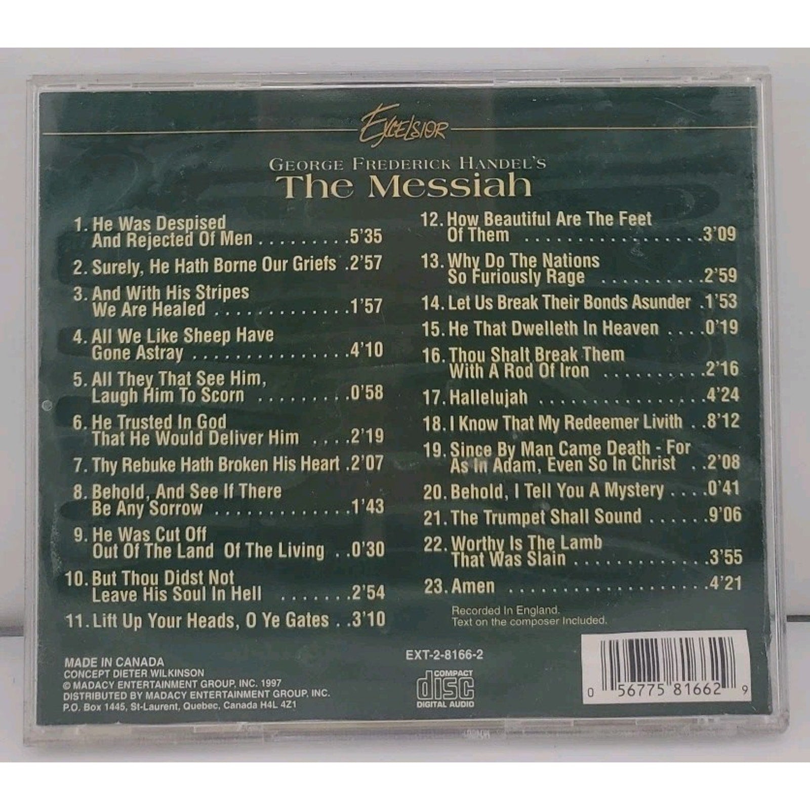 Messiah CD