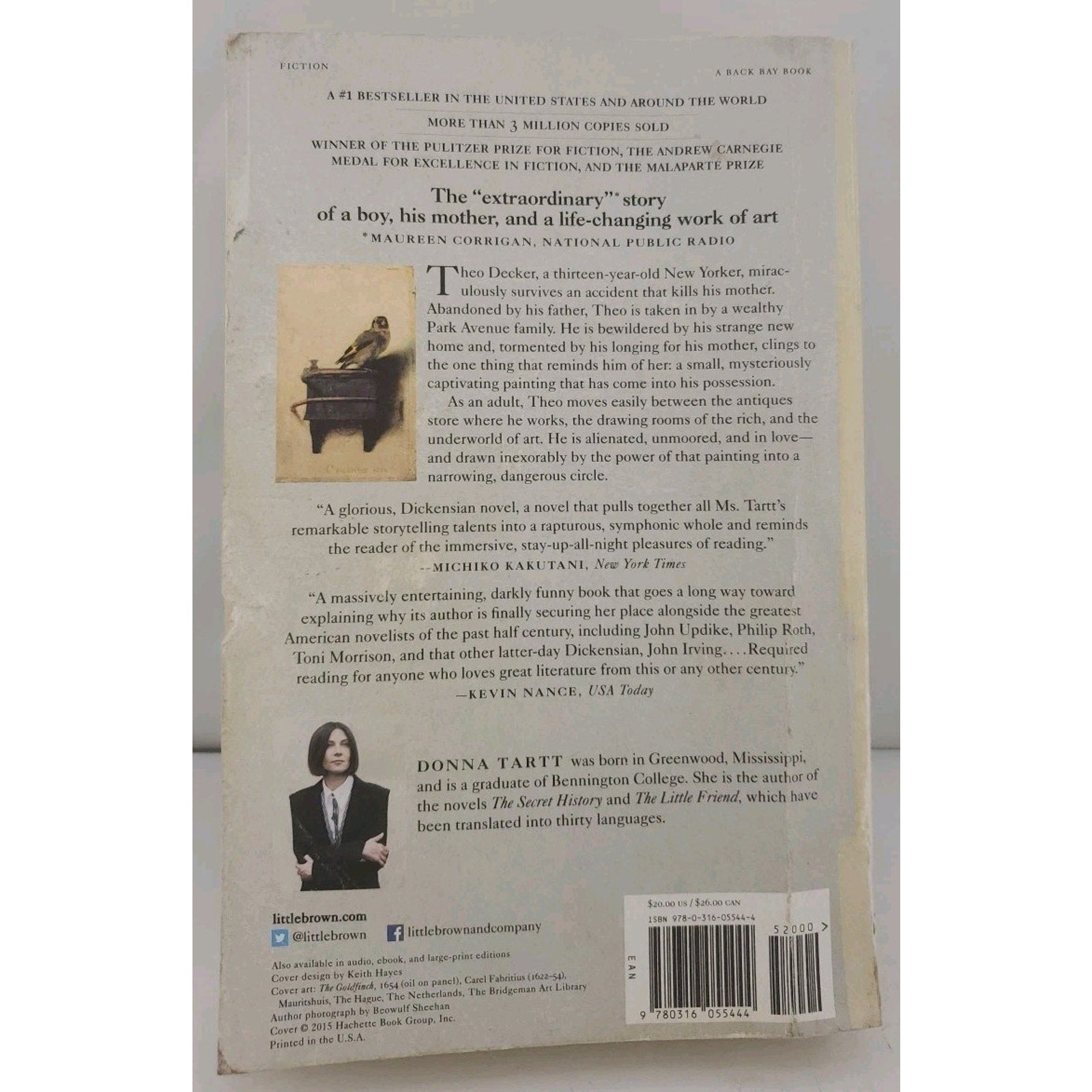 Goldfinch : A Novel (Pulitzer Prize for Fiction) by Donna Tartt (2015, Trade...